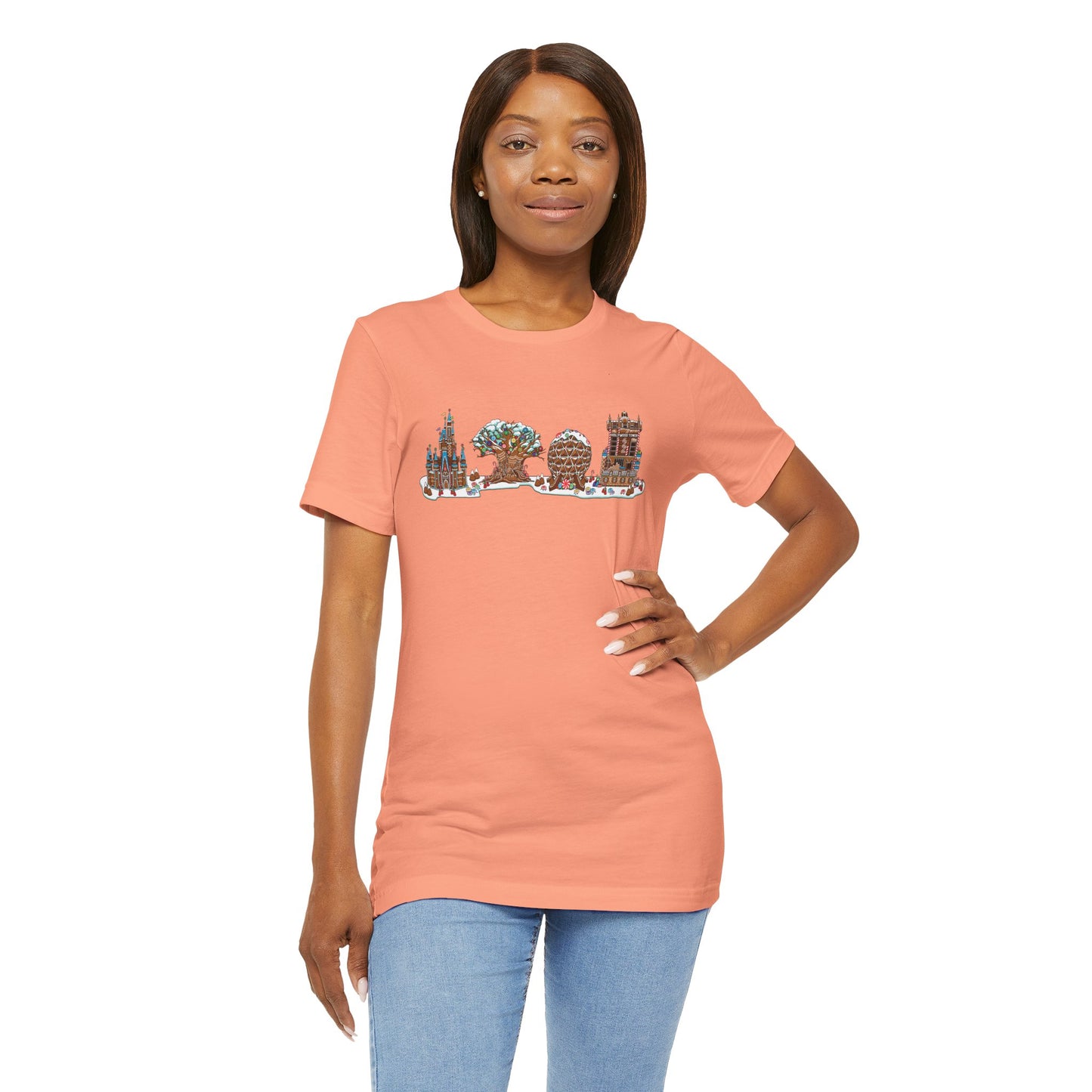 Gingerbread Park Icons - Adult Tee Shirt