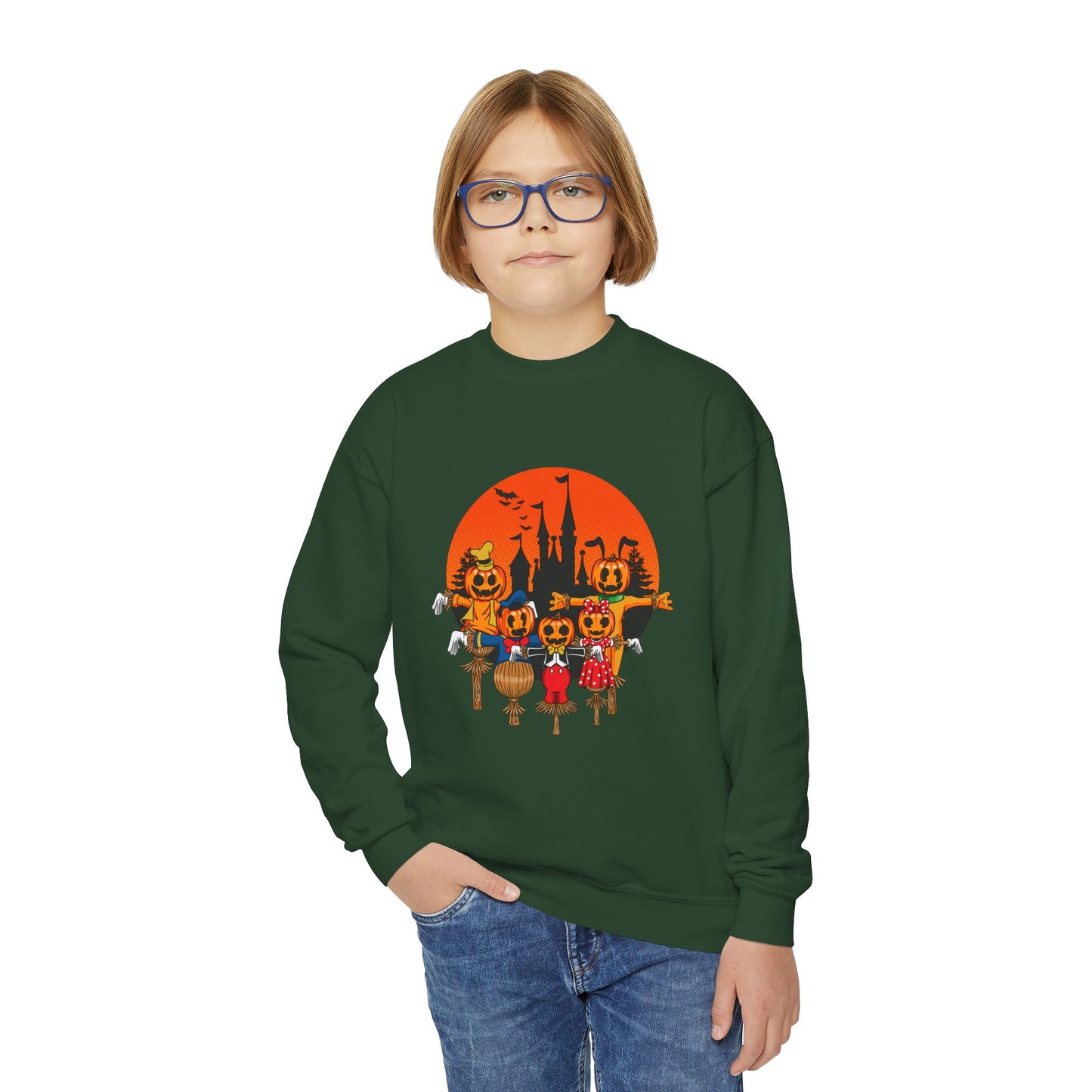 Scarecrow Fab 5 Youth Crewneck Sweatshirt