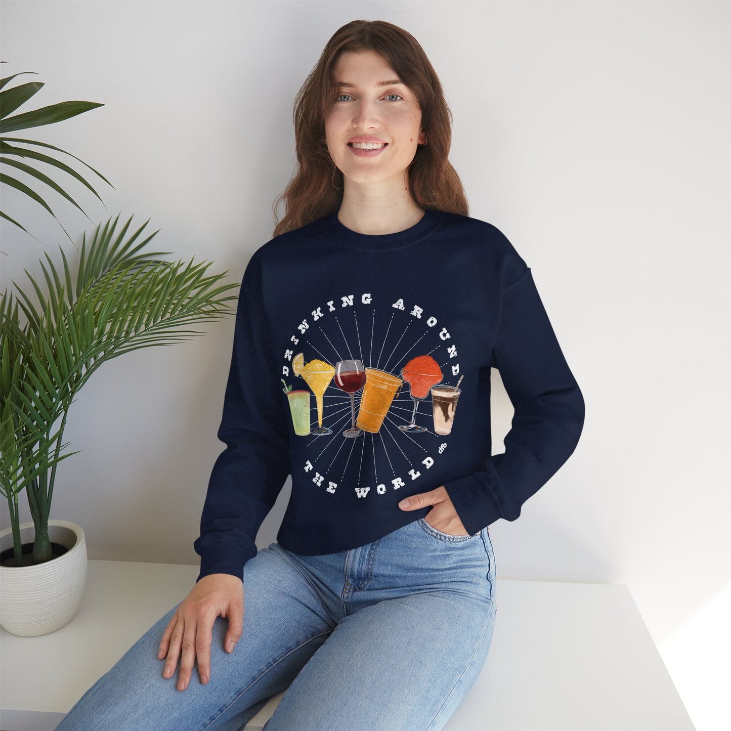Drinking Around the World - Adult Sweatshirt