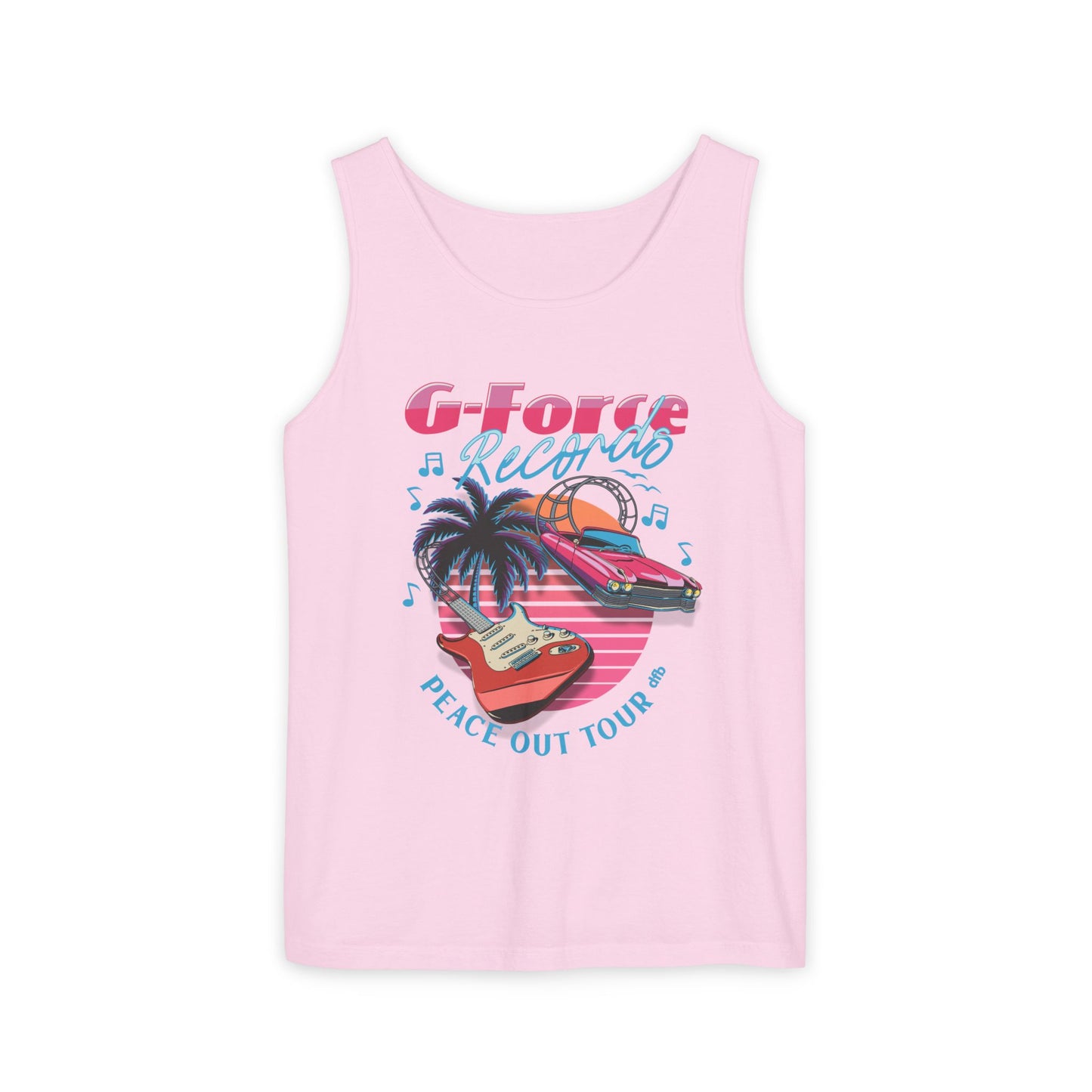 Peace Out Tour - Unisex Garment-Dyed Tank Top