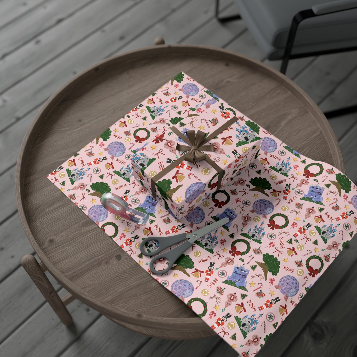 Park Icons Vintage Ornaments - Gift Wrap Papers