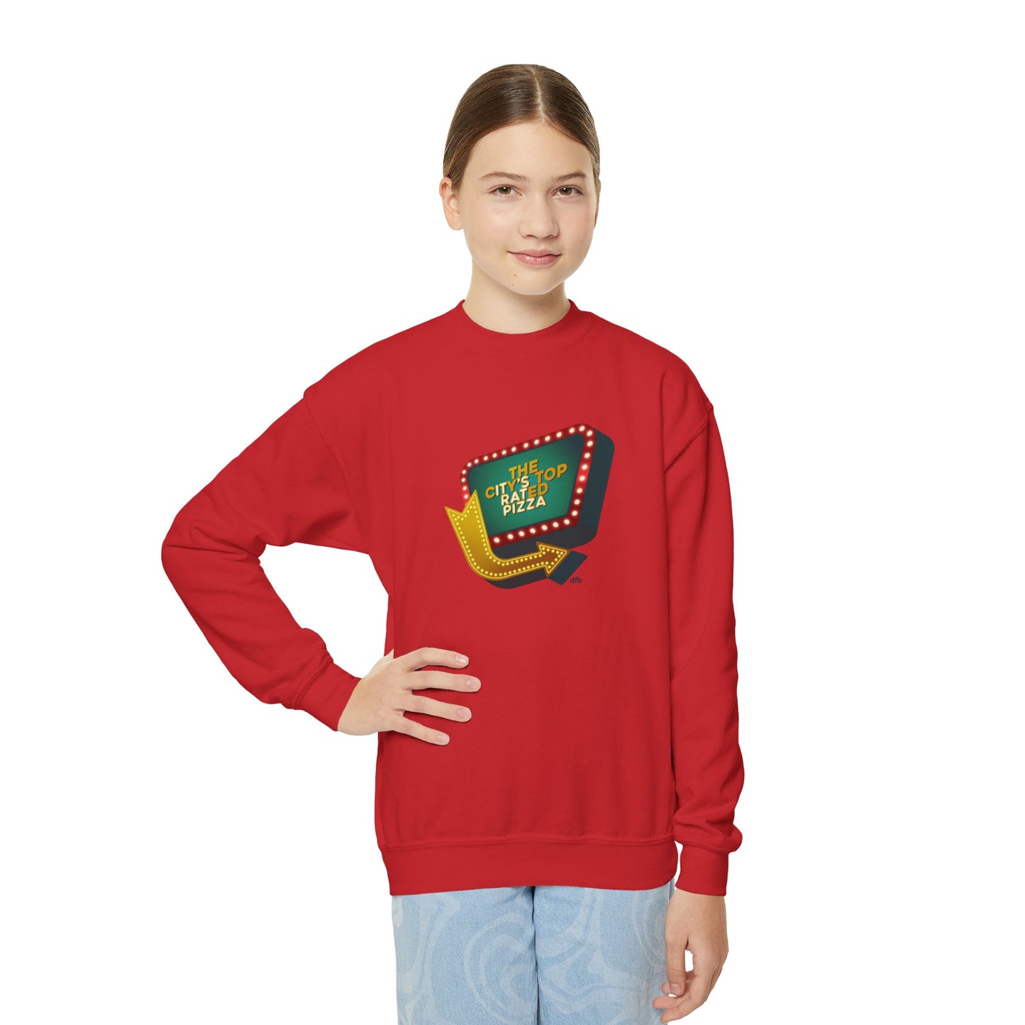 It's Rat Pizza - Youth Crewneck Sweatshirt