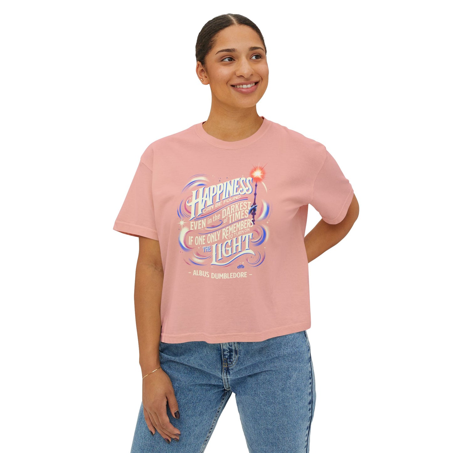 Dumbledore Quote - Women's Boxy Tee