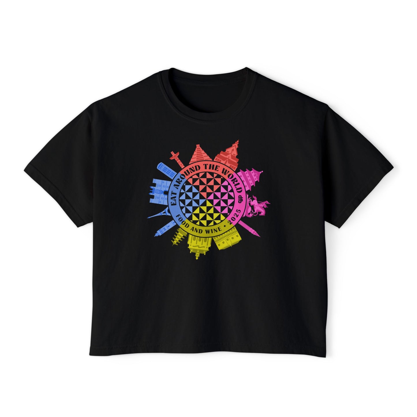 LIMITED EDITION Food & Wine Compass - Women's Boxy Tee