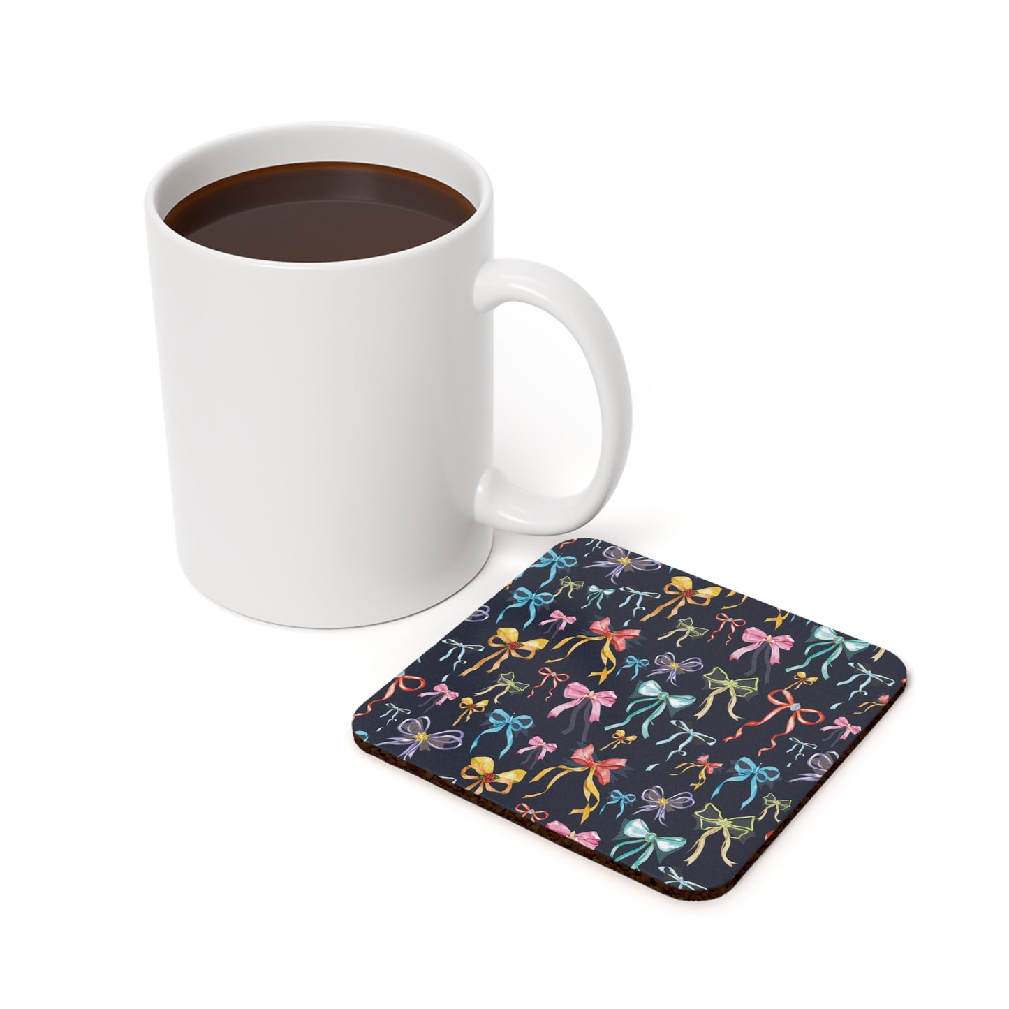 Bibbidi Bobbidi Bow - Cork Back Coaster