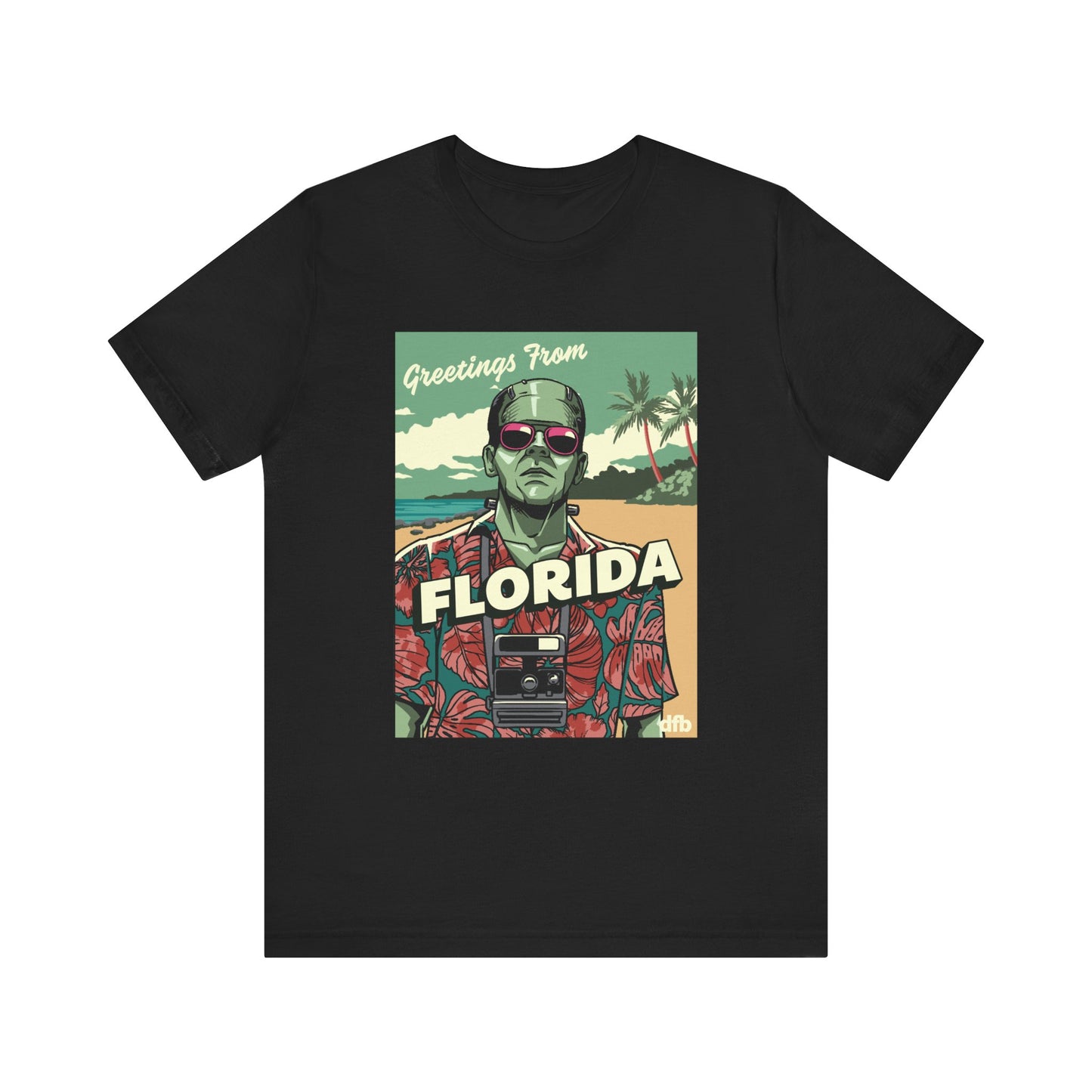 Monsters on Vacation - Adult Tee Shirt
