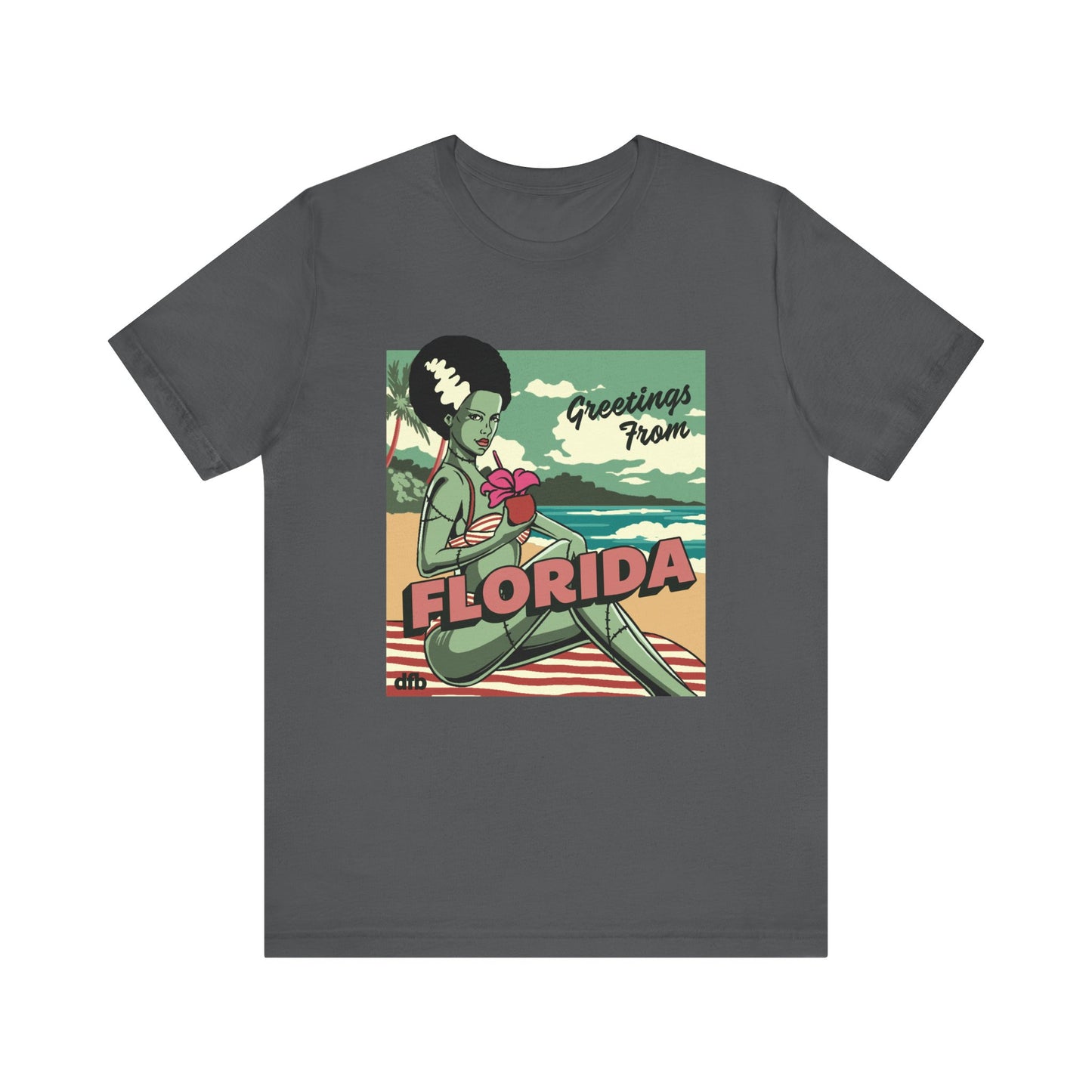 Monsters on Vacation - Adult Tee Shirt