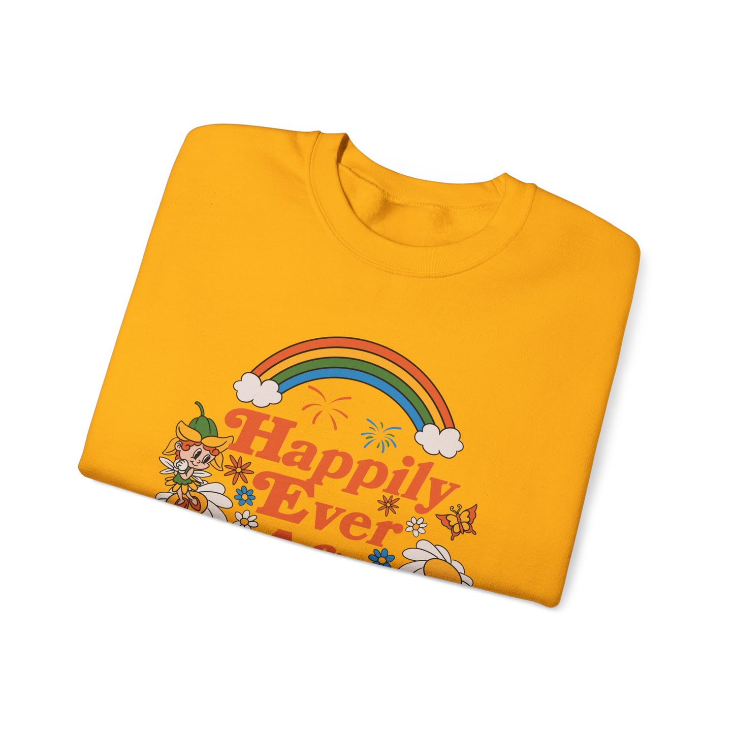 Happily Ever After Disney Fireworks - Unisex Adult Crewneck Sweatshirt