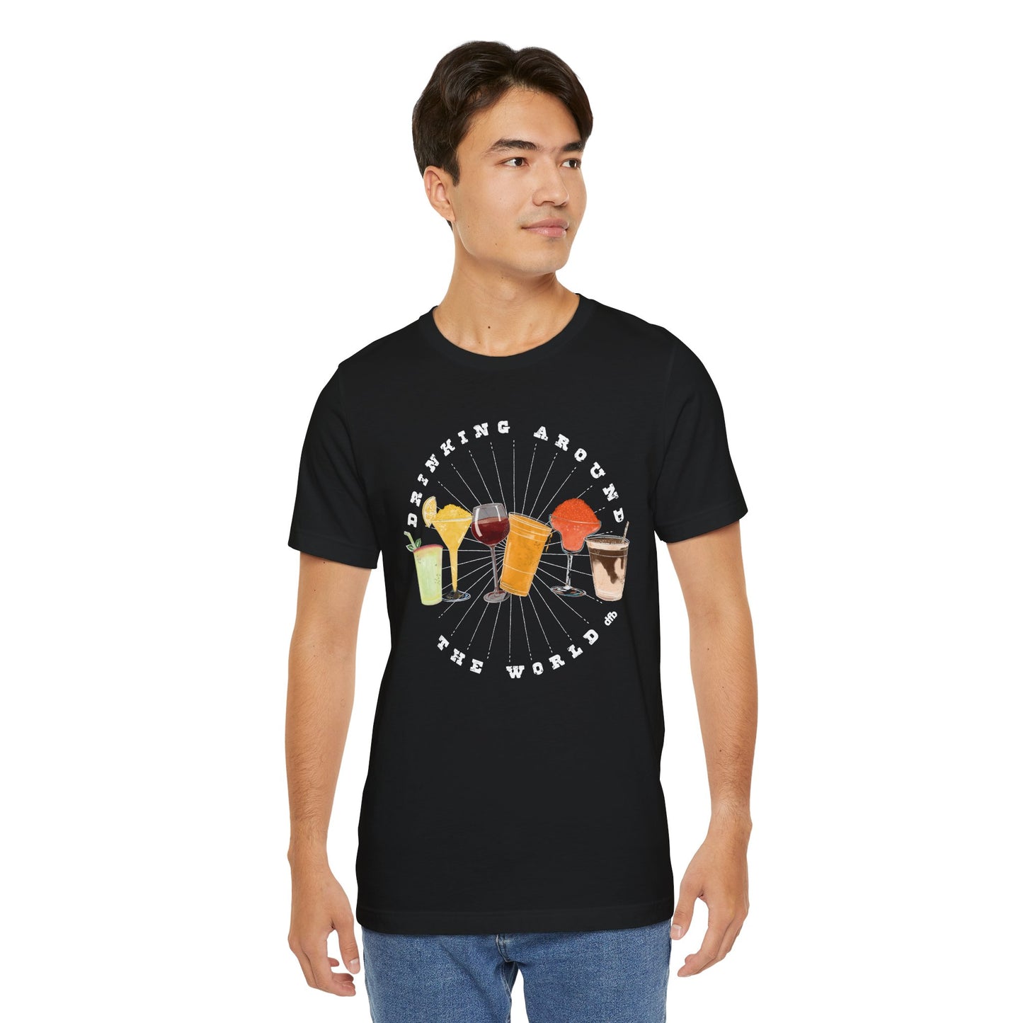 Drinking Around the World - Adult Tee Shirt