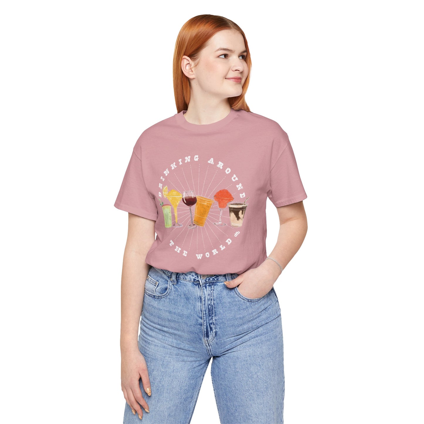 Drinking Around the World - Adult Tee Shirt