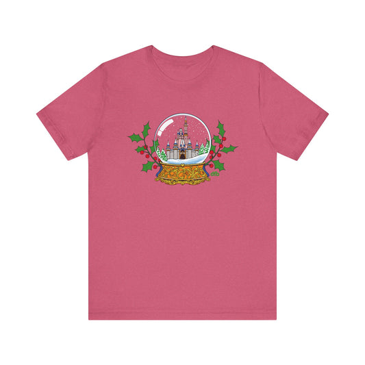 Magic Kingdom Snowglobes - Adult Tee Shirt