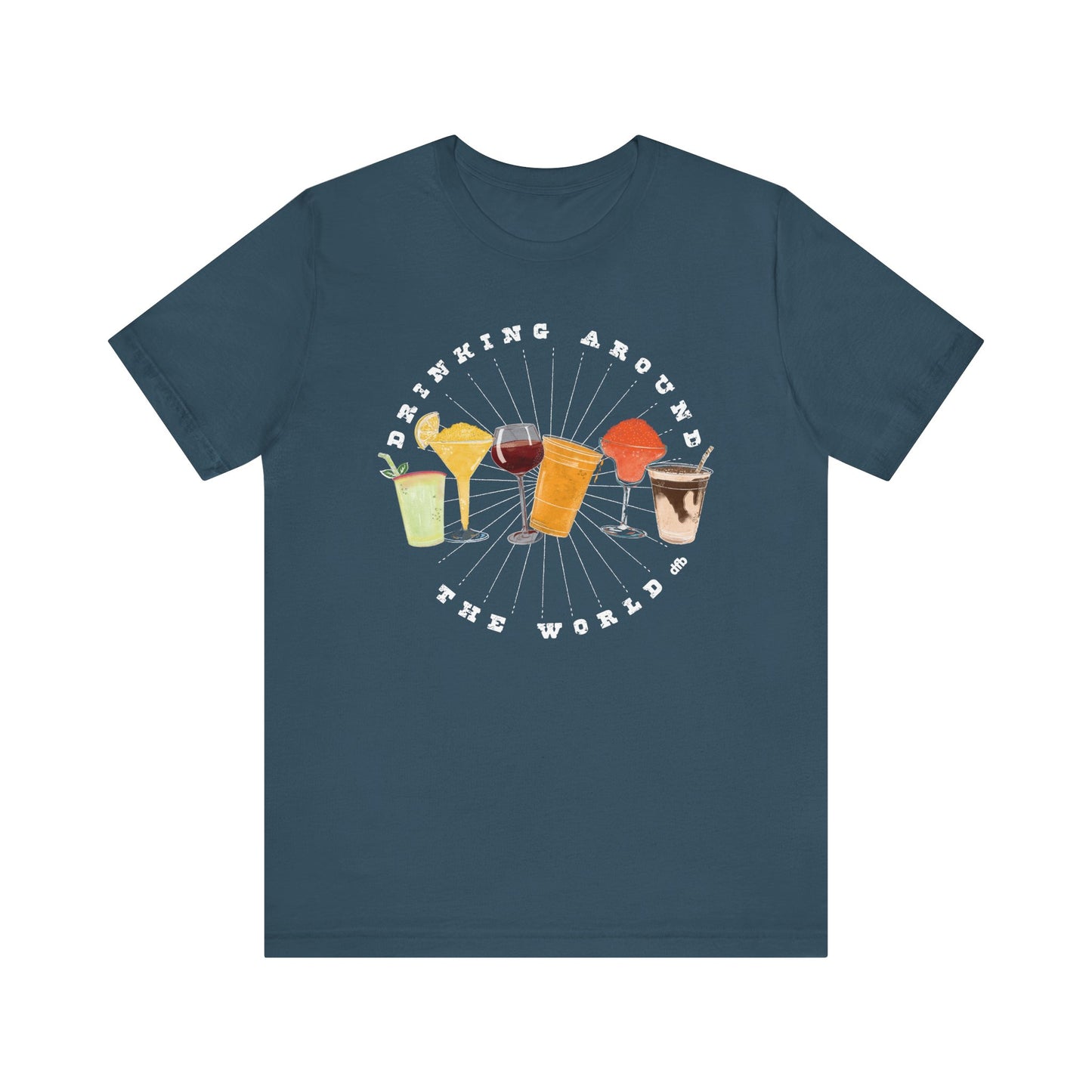 Drinking Around the World - Adult Tee Shirt