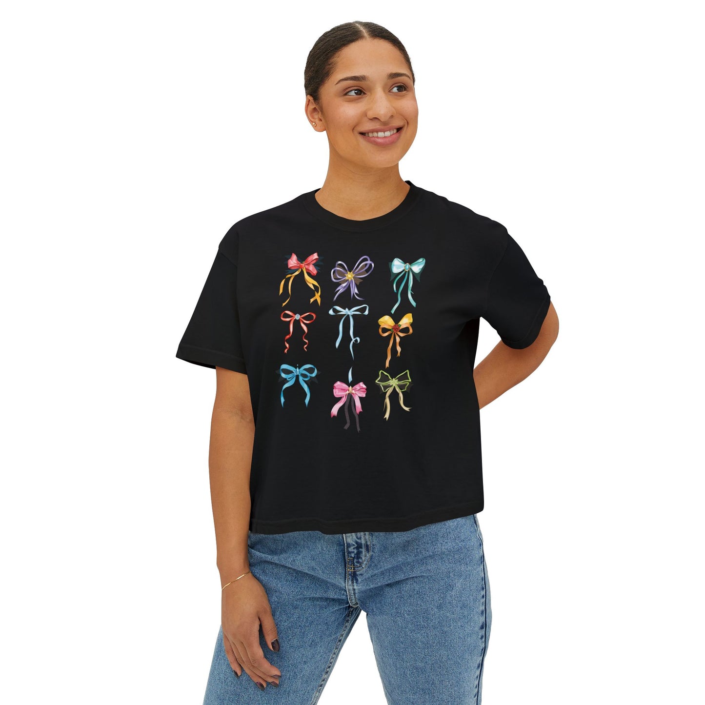 Bibbidi Bobbidi Bow - Princess Bows - Women's Boxy Tee
