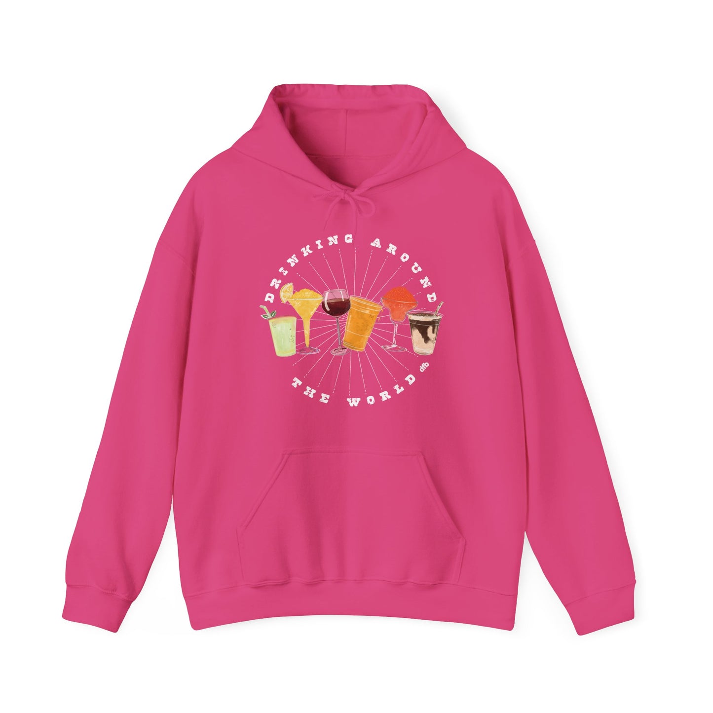 Drinking Around the World - Adult Hoodie Sweatshirt