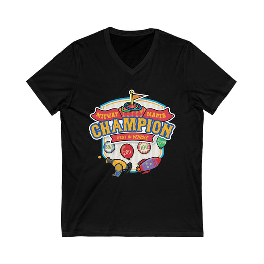 Midway Mania Champion - Short Sleeve V-Neck Tee