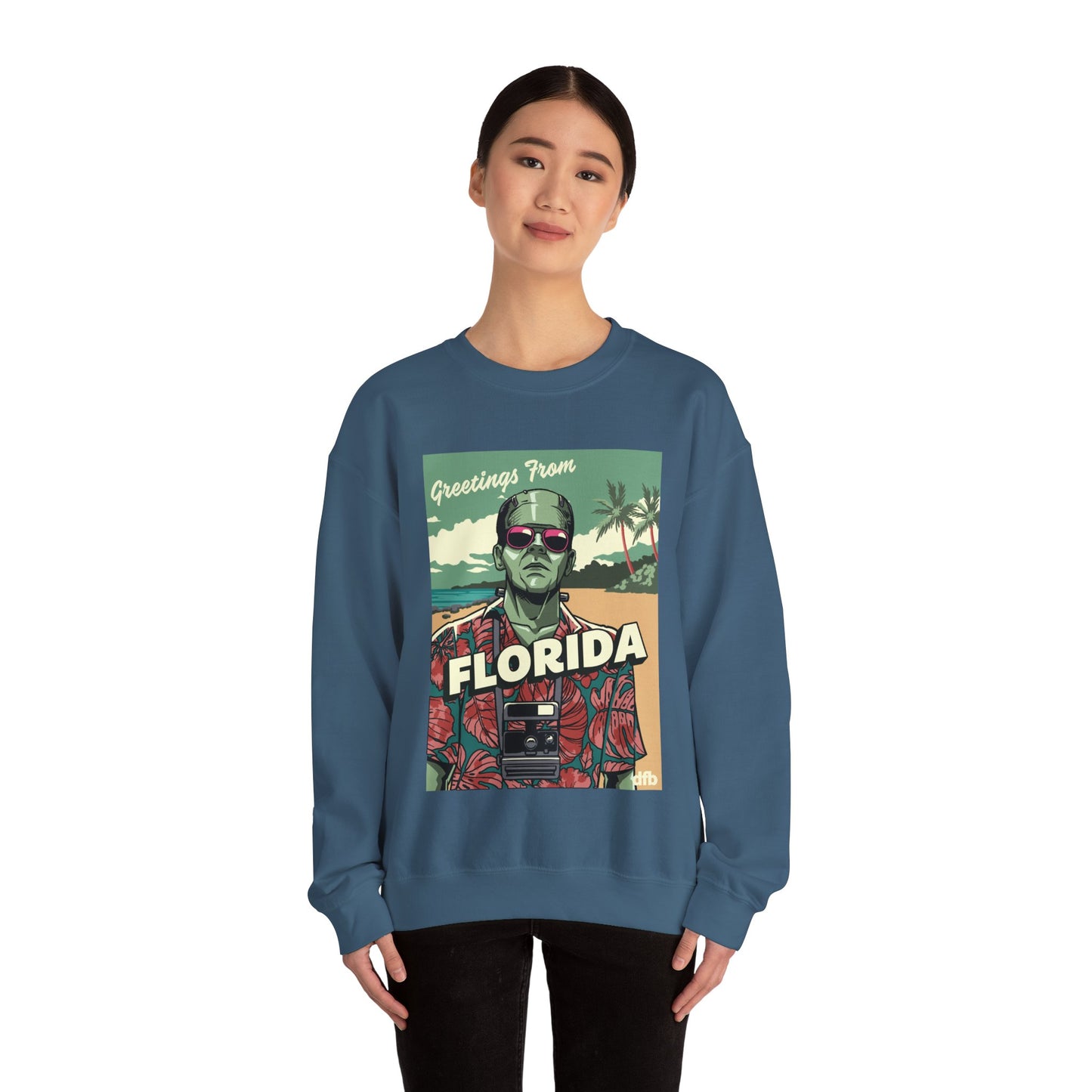 Monsters on Vacation - Adult Sweatshirt