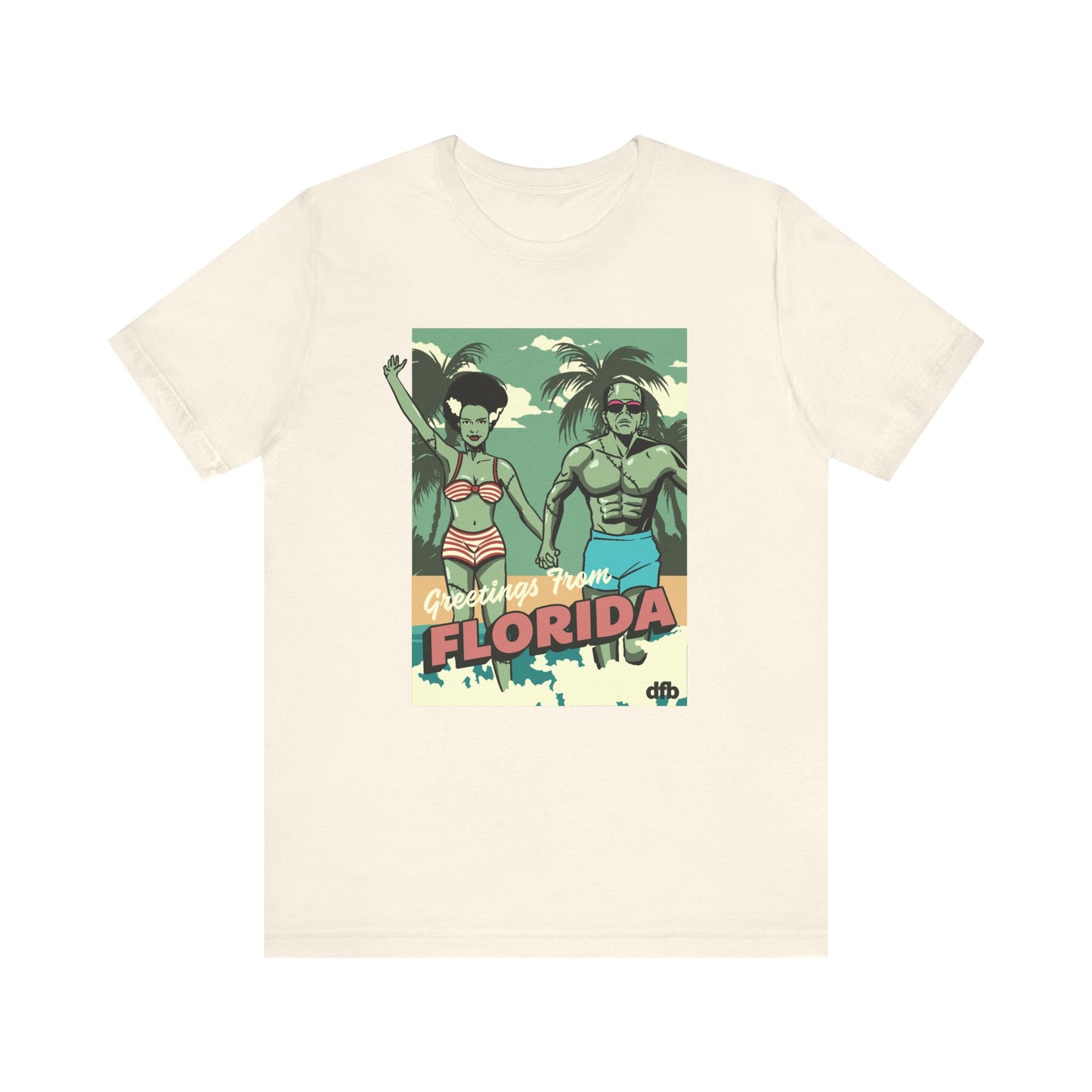 Monsters on Vacation - Adult Tee Shirt