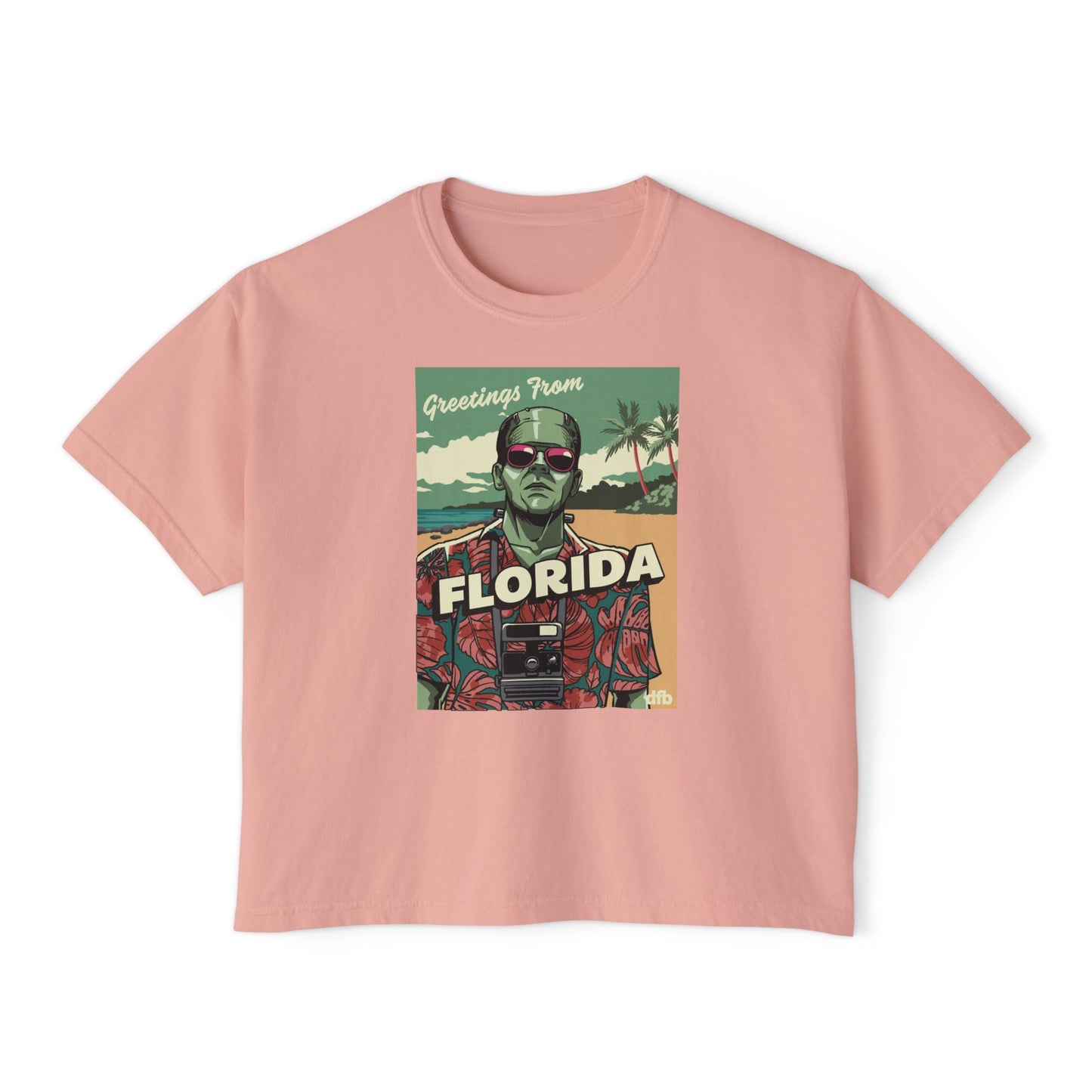 Monsters on Vacation - Women's Boxy Tee