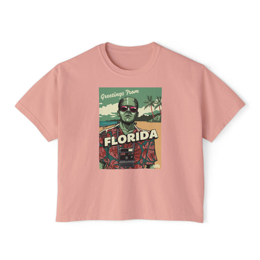 Monsters on Vacation - Women's Boxy Tee