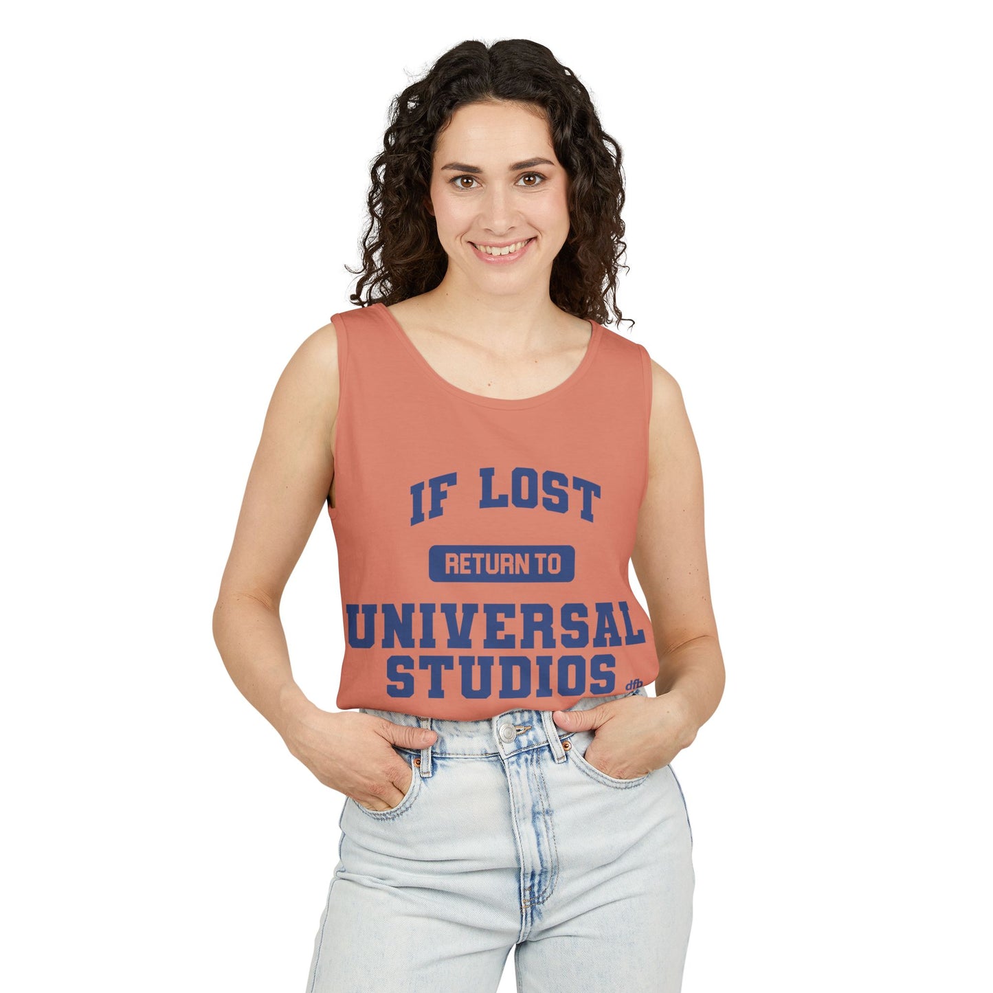 If Lost, Return to the Parks - Unisex Garment-Dyed Tank Top