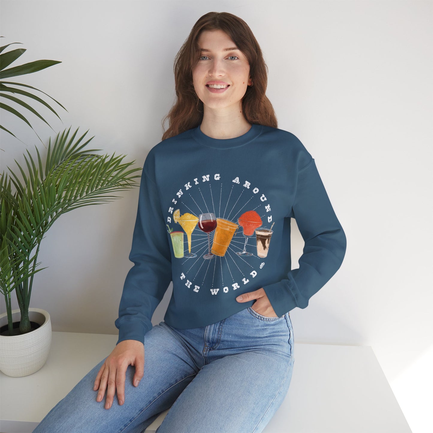 Drinking Around the World - Adult Sweatshirt