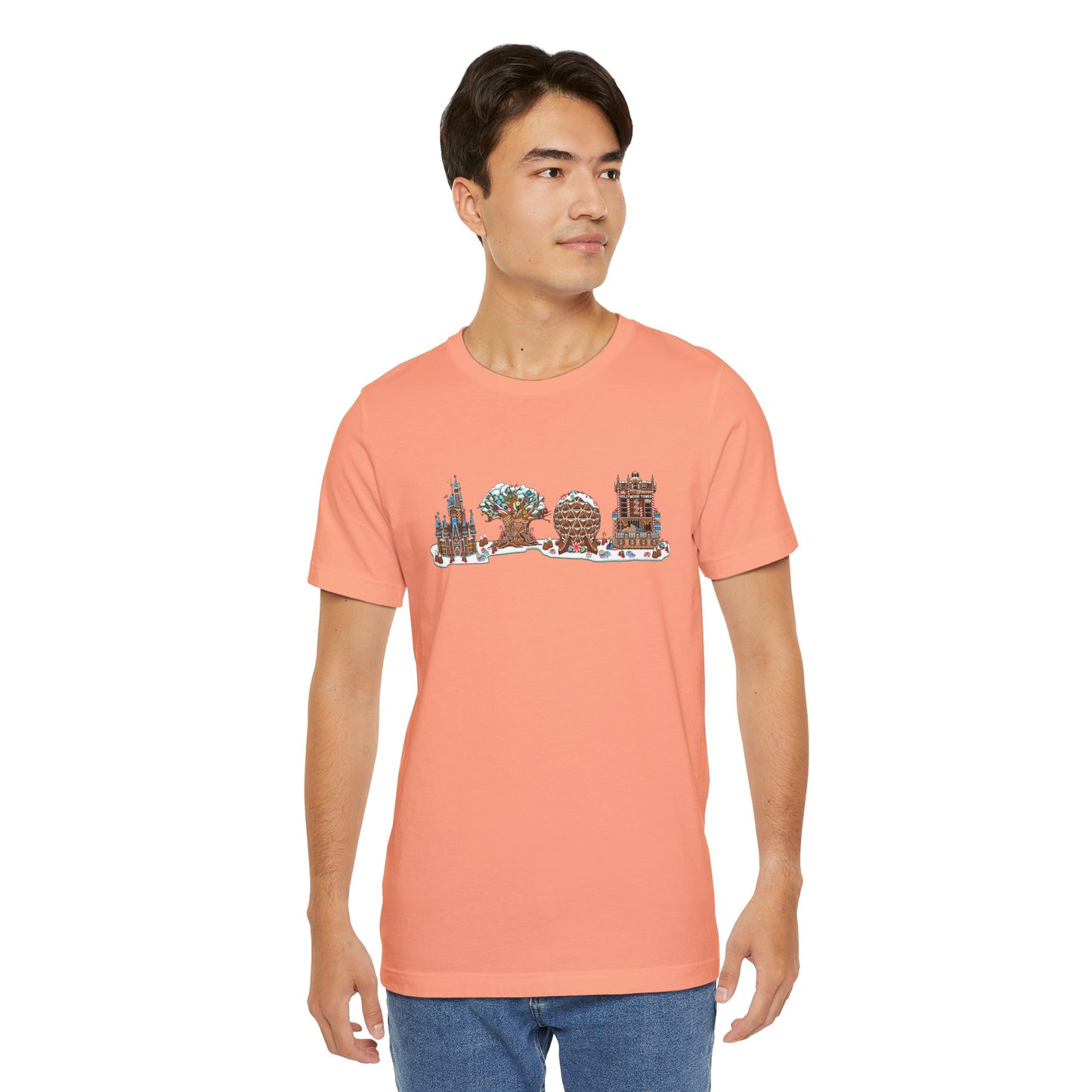 Gingerbread Park Icons - Adult Tee Shirt