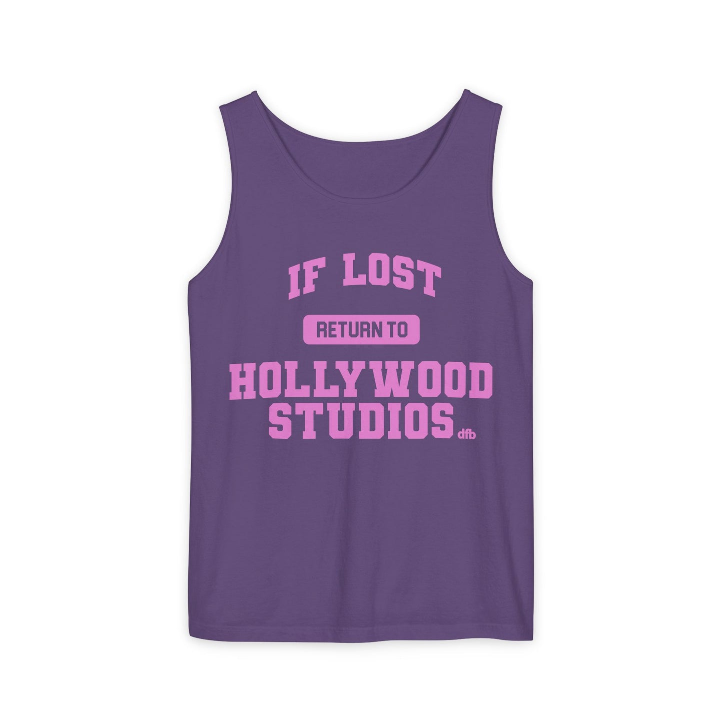 If Lost, Return to the Parks - Unisex Garment-Dyed Tank Top