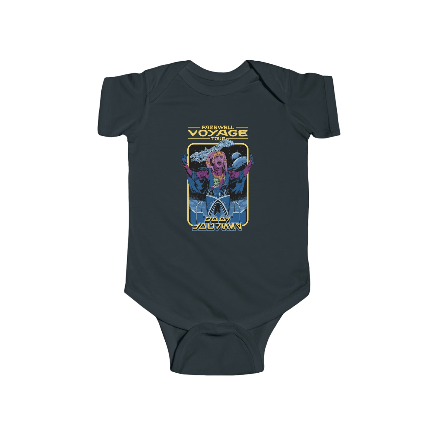 Star Cruiser Final Voyage Baby Onesie
