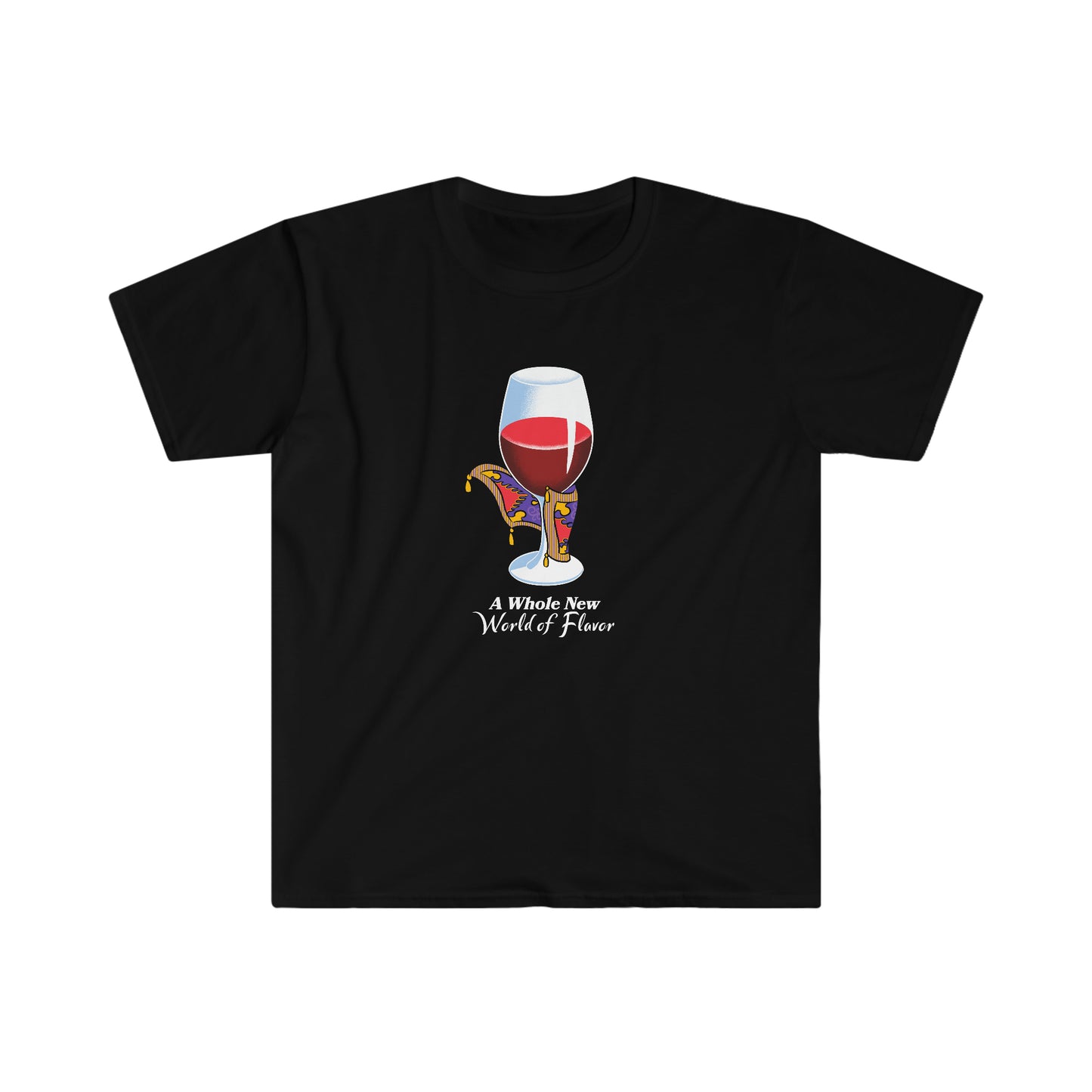 Disney Princess Wine Glasses - Adult Unisex TShirt