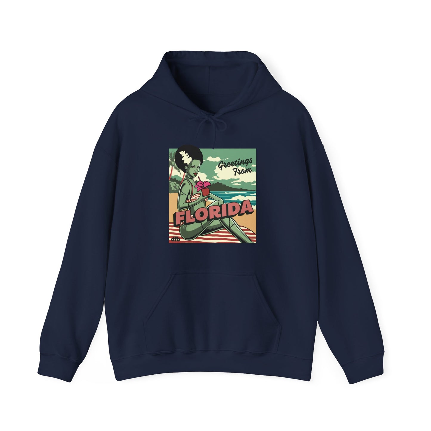 Monsters on Vacation - Adult Hoodie Sweatshirt
