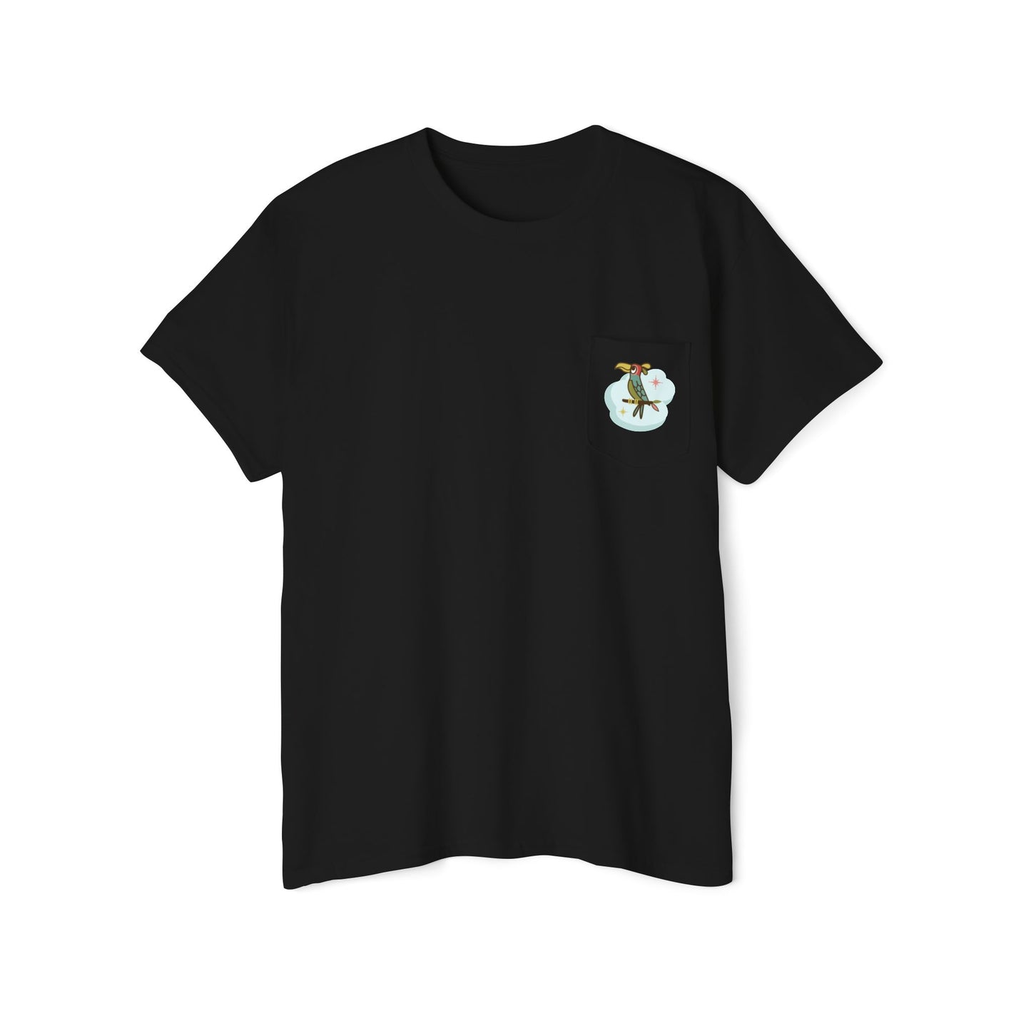 Every Cloud Has a Silver Lining - Front & Back - Unisex Heavy Cotton Pocket Tee