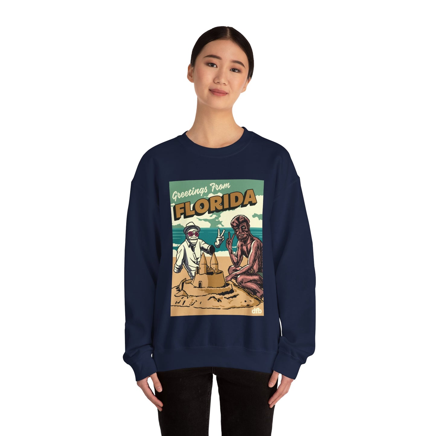 Monsters on Vacation - Adult Sweatshirt