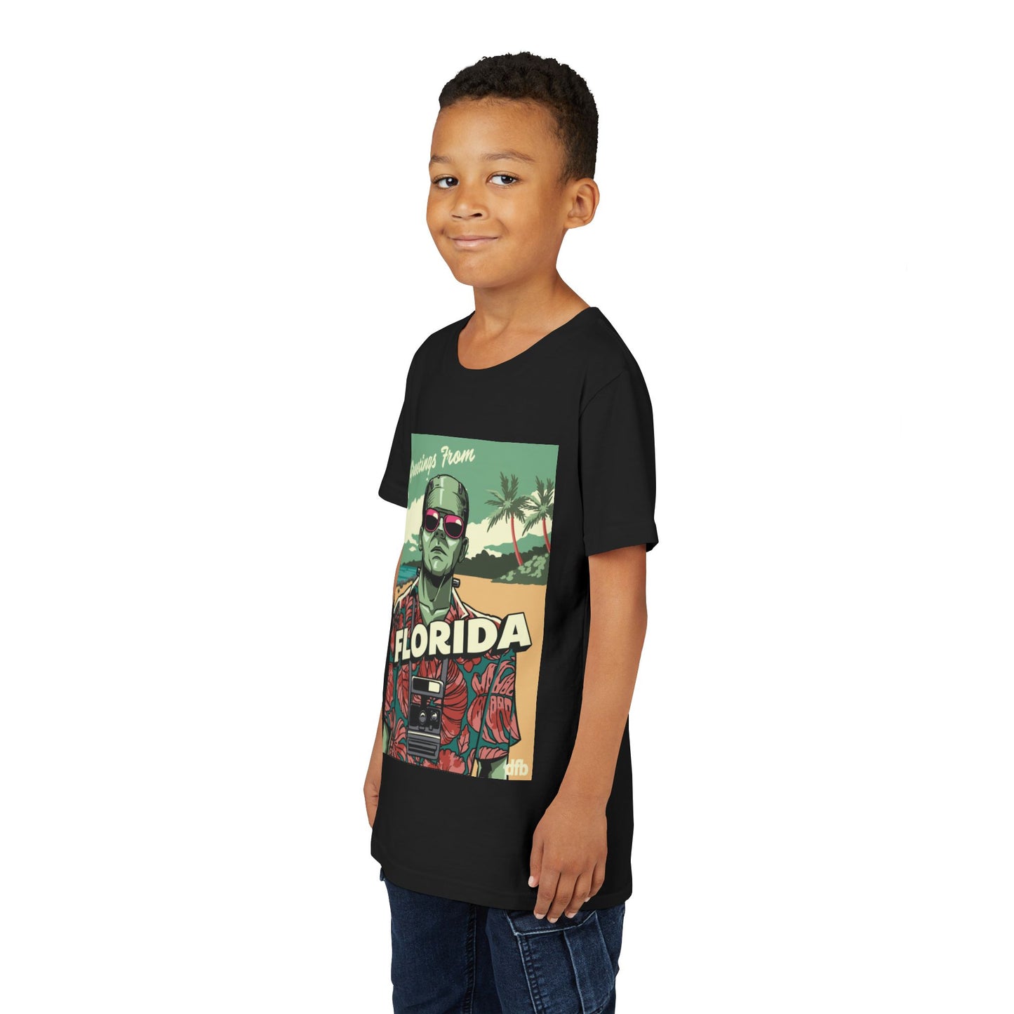 Monsters on Vacation - Kid's Tee Shirt