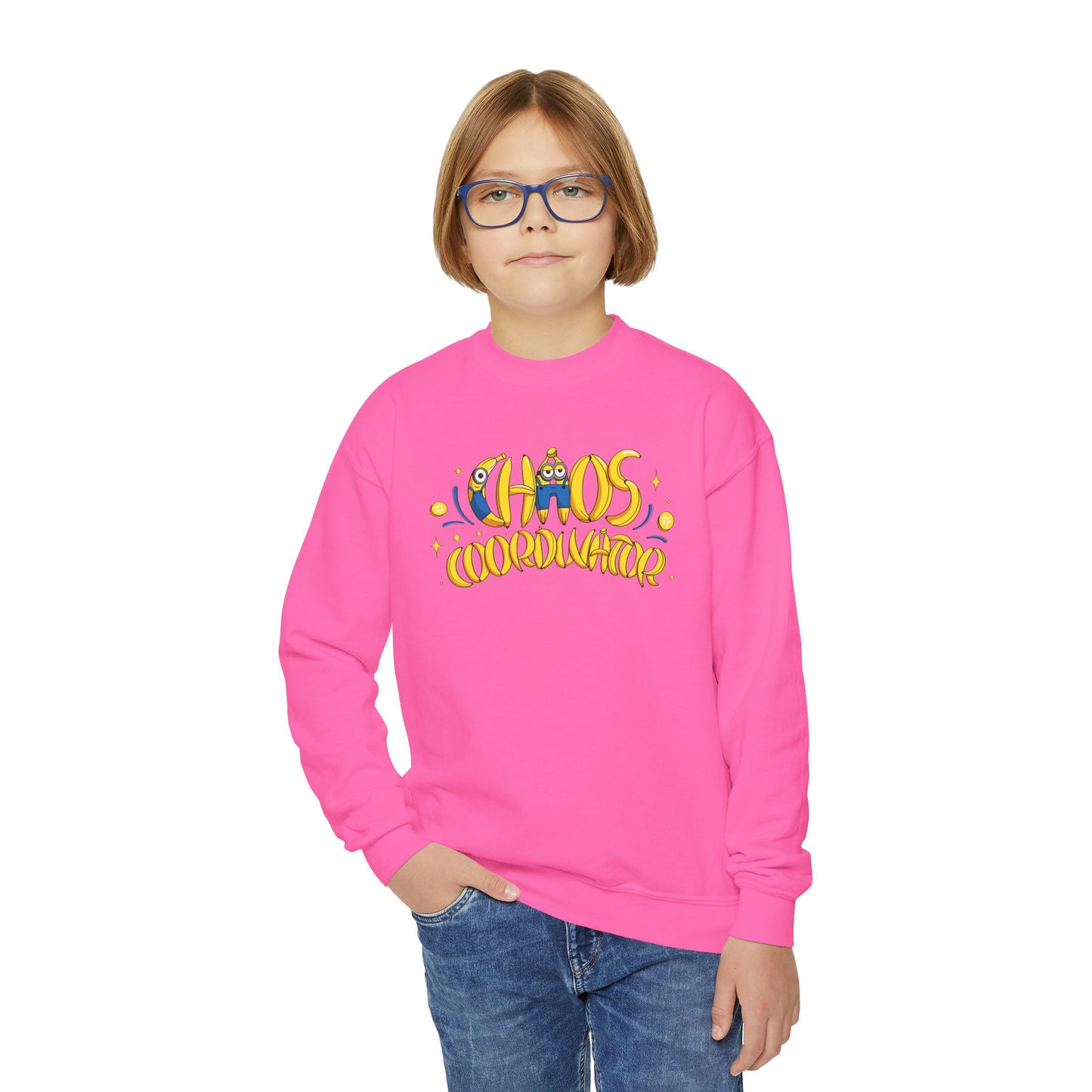 Chaos Coordinator - Youth Crewneck Sweatshirt