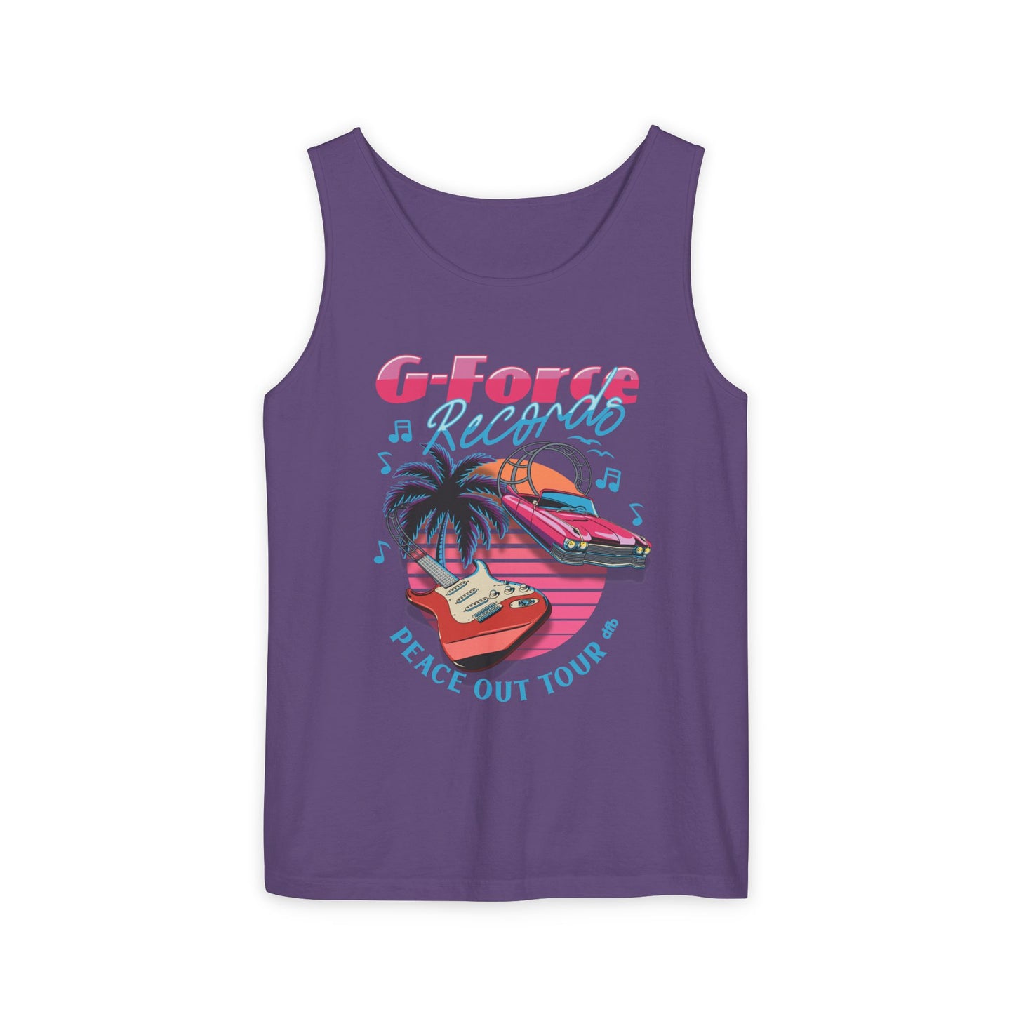 Peace Out Tour - Unisex Garment-Dyed Tank Top