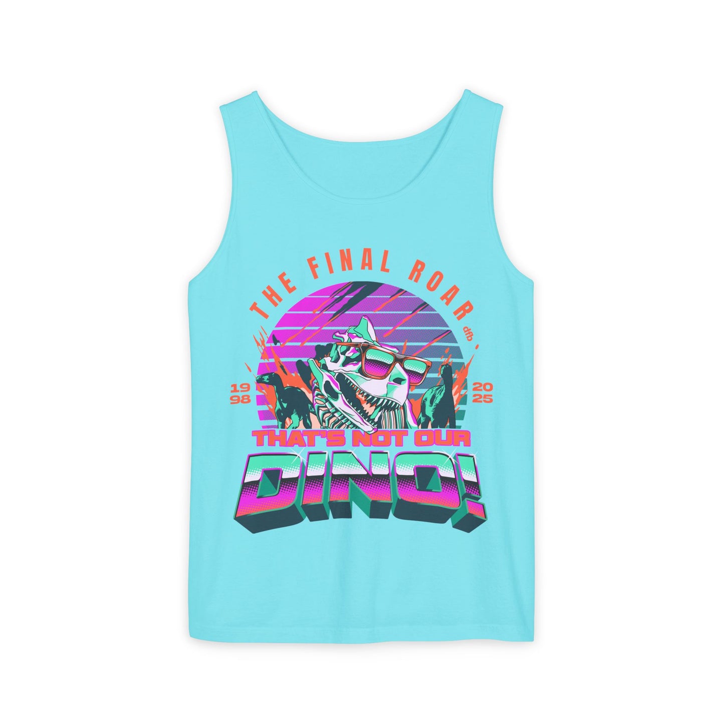 LIMITED EDITION - The Final Roar - DINOSAUR - Unisex Garment-Dyed Tank Top