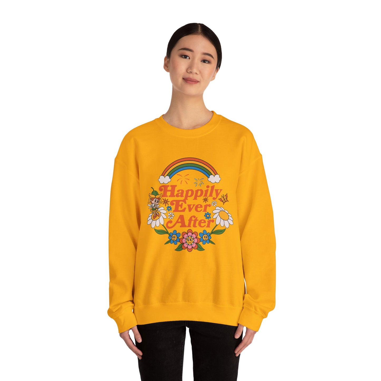 Happily Ever After Disney Fireworks - Unisex Adult Crewneck Sweatshirt