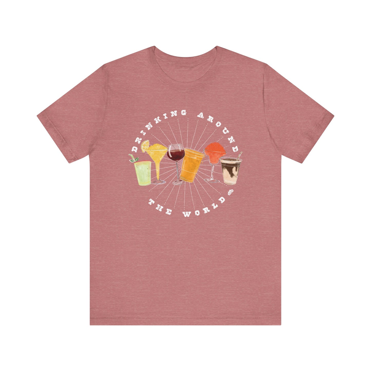 Drinking Around the World - Adult Tee Shirt