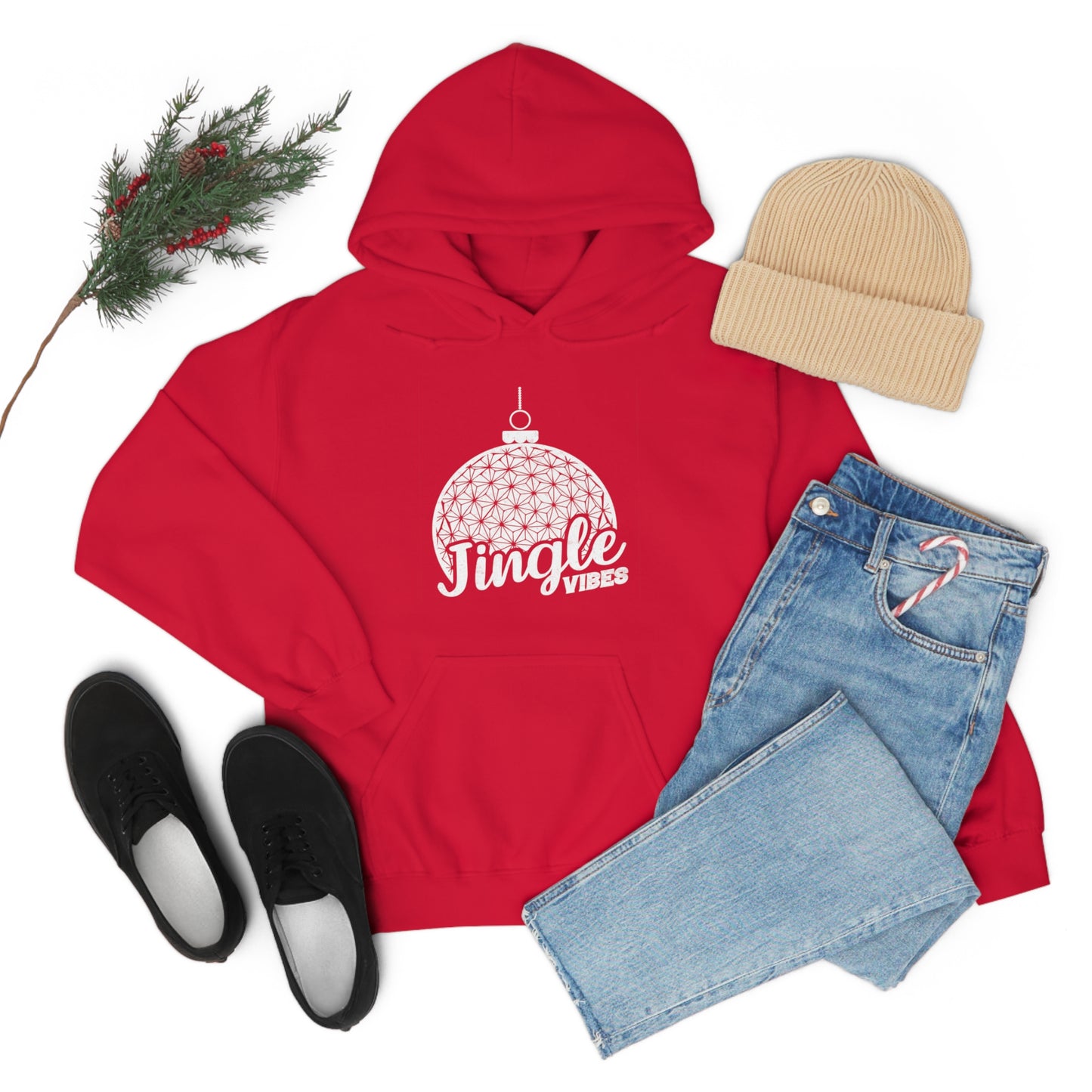 Jingle Vibes - Adult Hoodie Sweatshirt