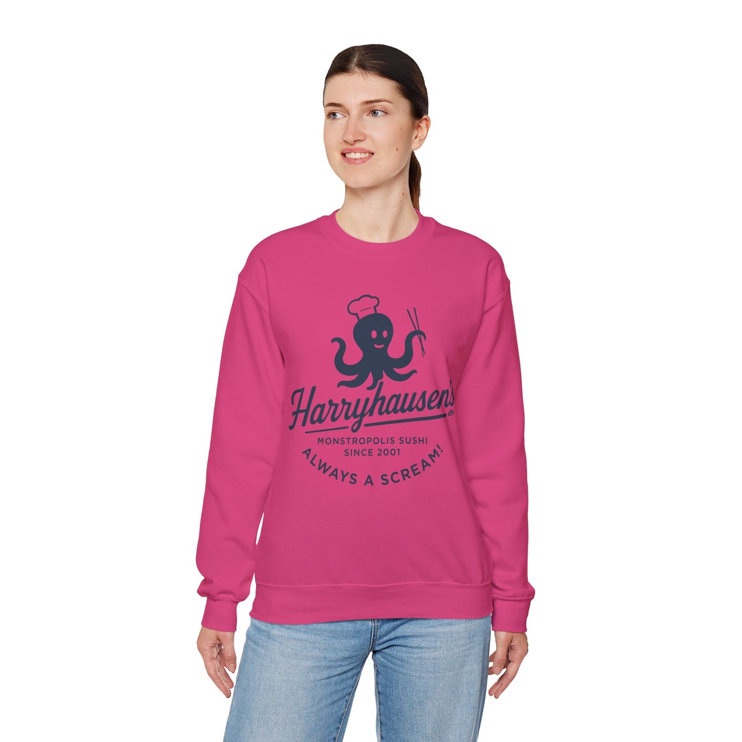 Harryhausen's - Adult Crewneck Sweatshirt