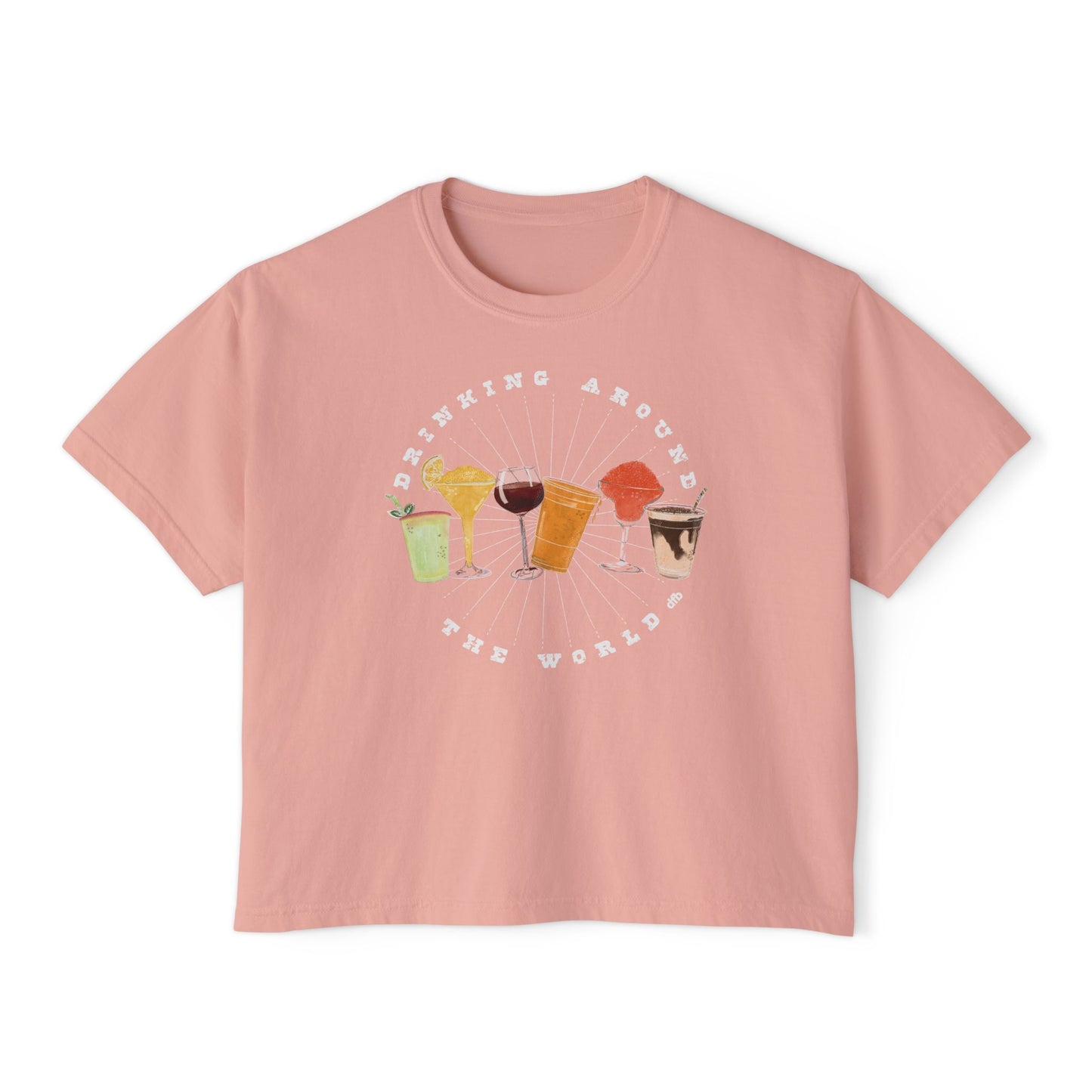 Drinking Around the World - Women's Boxy Tee