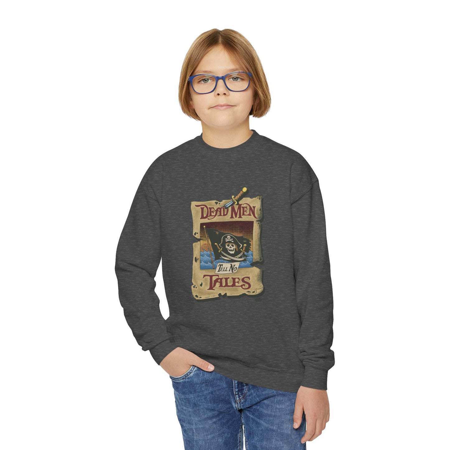 Dead Men Tell No Tales - Youth Crewneck Sweatshirt