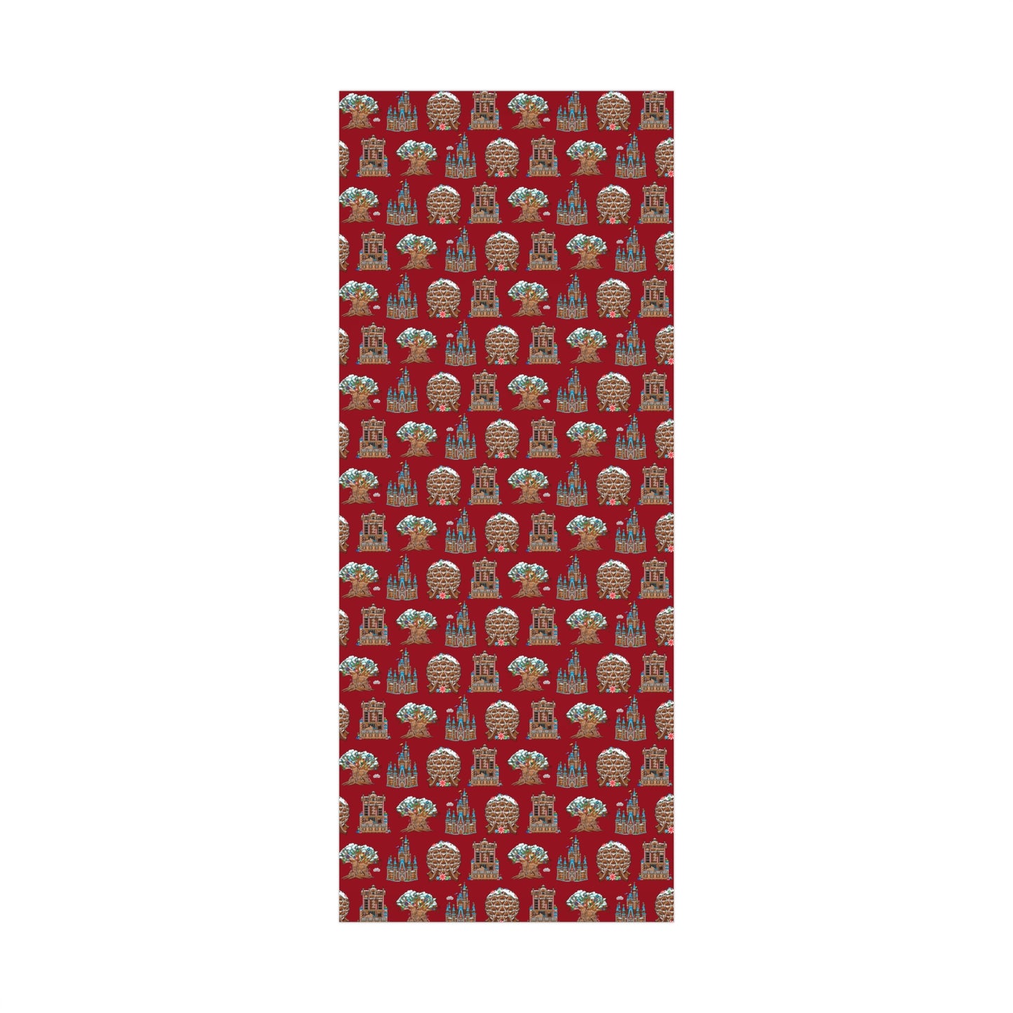 Gingerbread Park Landmarks - Gift Wrap Papers