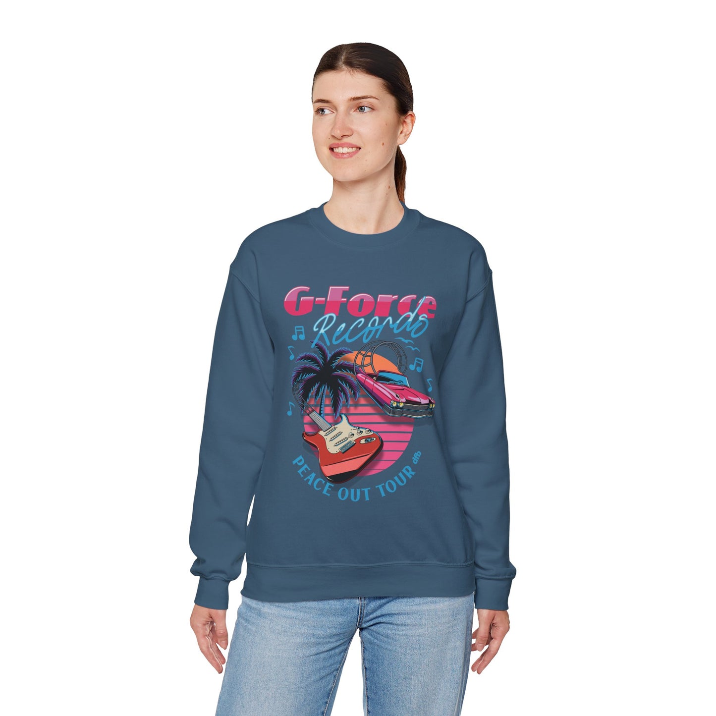 Peace Out Tour - Adult Crewneck Sweatshirt