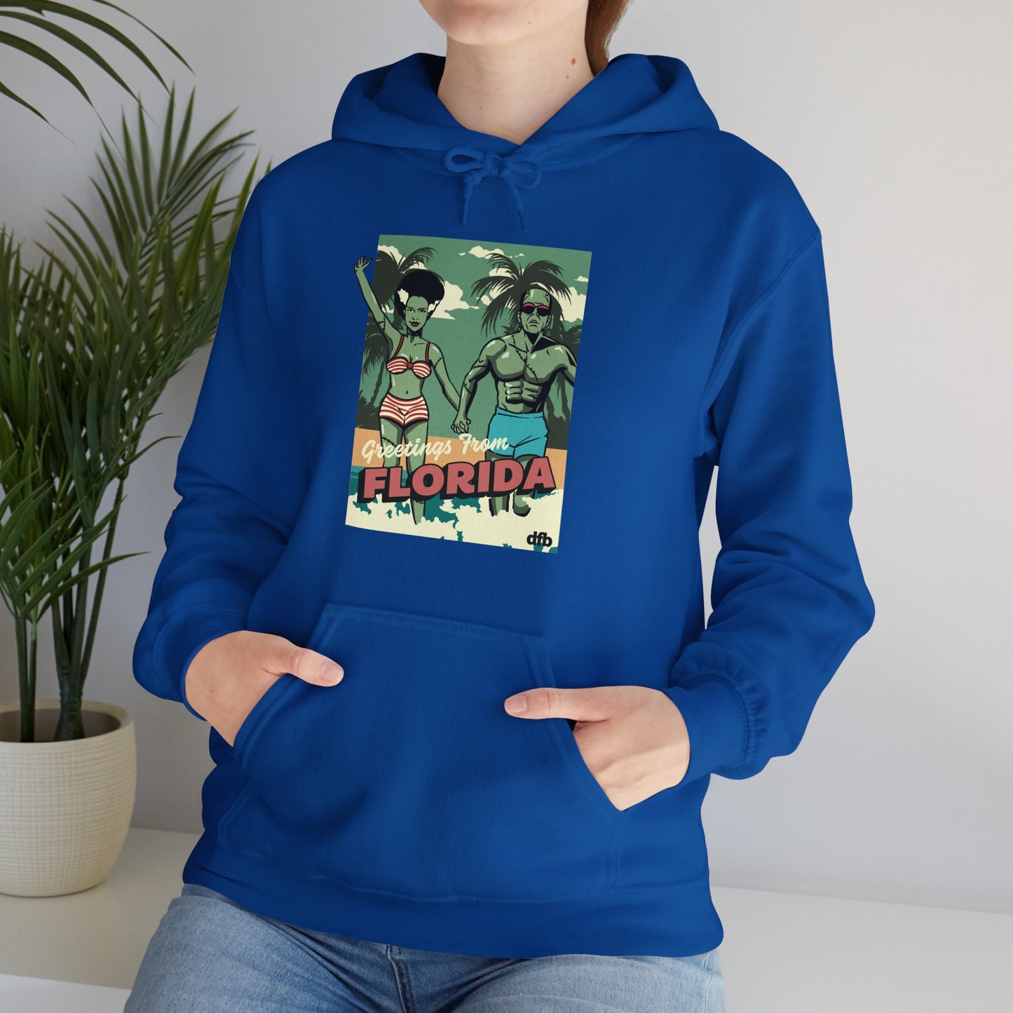 Monsters on Vacation - Adult Hoodie Sweatshirt