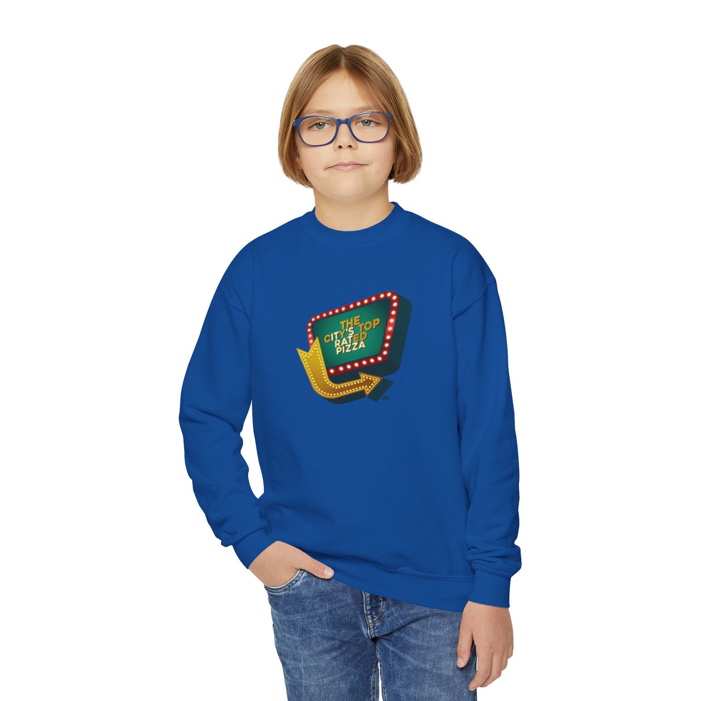 It's Rat Pizza - Youth Crewneck Sweatshirt