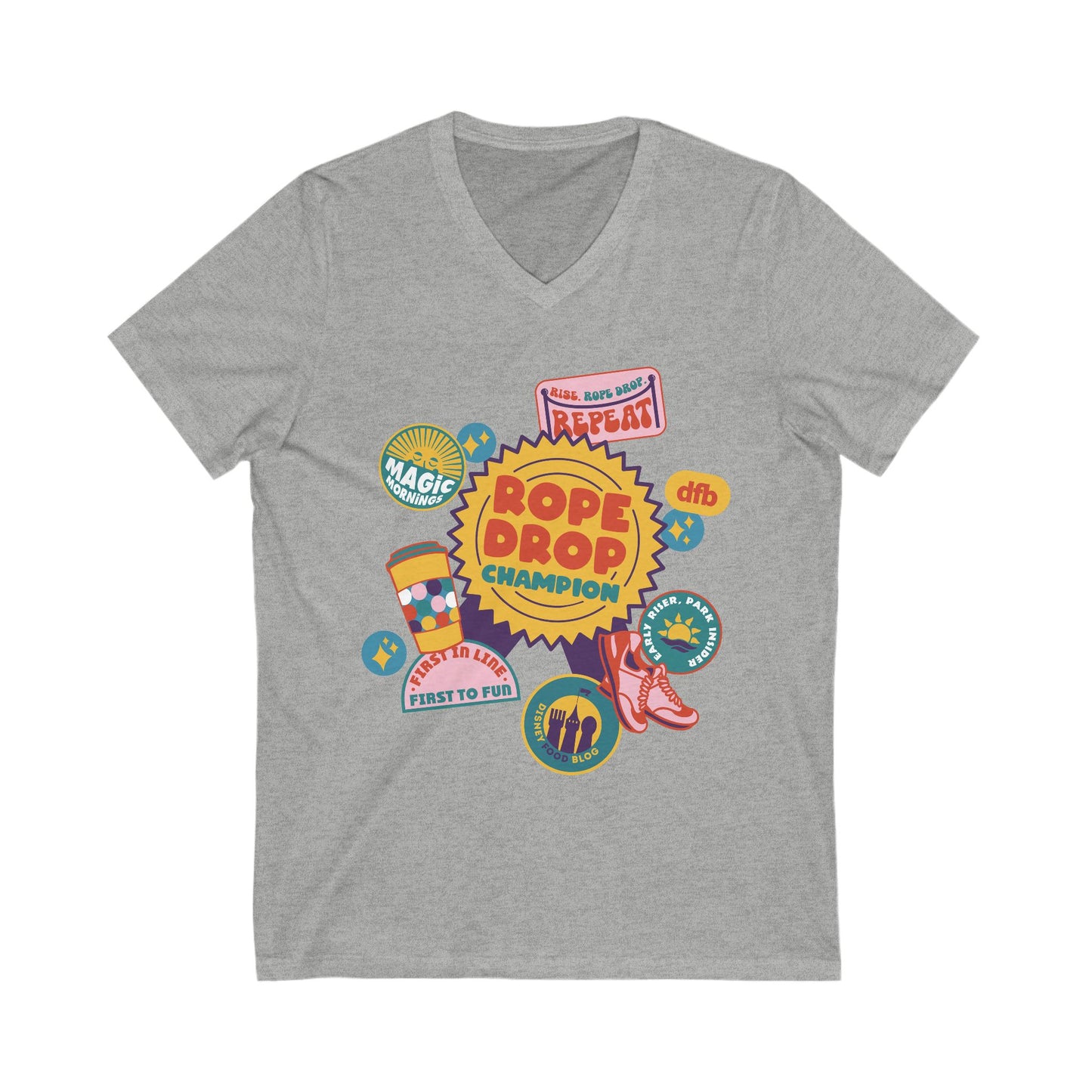 Rope Drop Champion - Short Sleeve V-Neck Tee