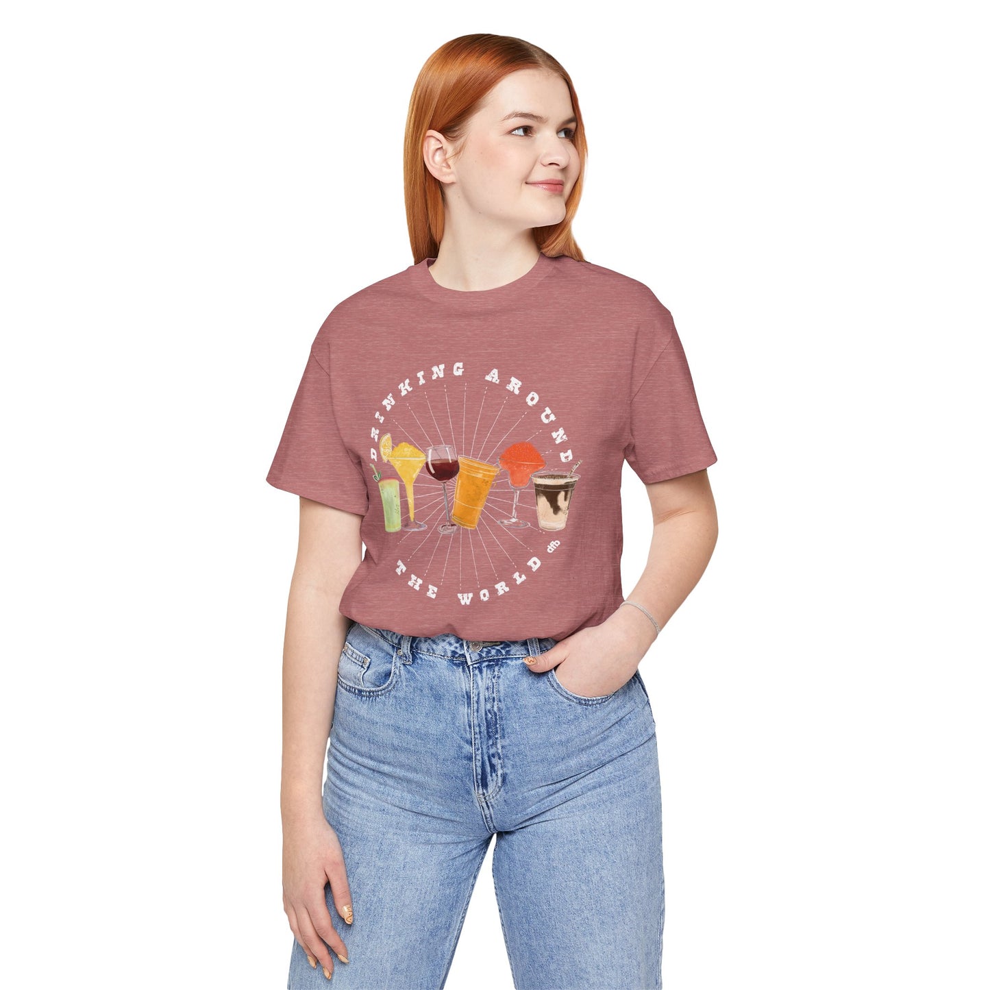 Drinking Around the World - Adult Tee Shirt