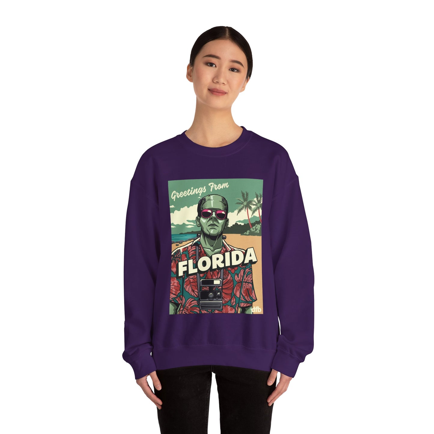 Monsters on Vacation - Adult Sweatshirt