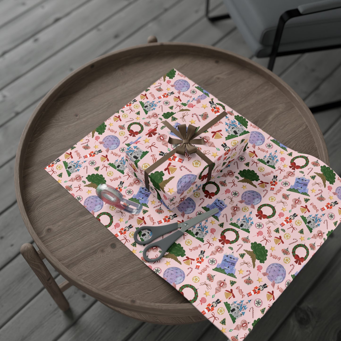 Park Icons Vintage Ornaments - Gift Wrap Papers